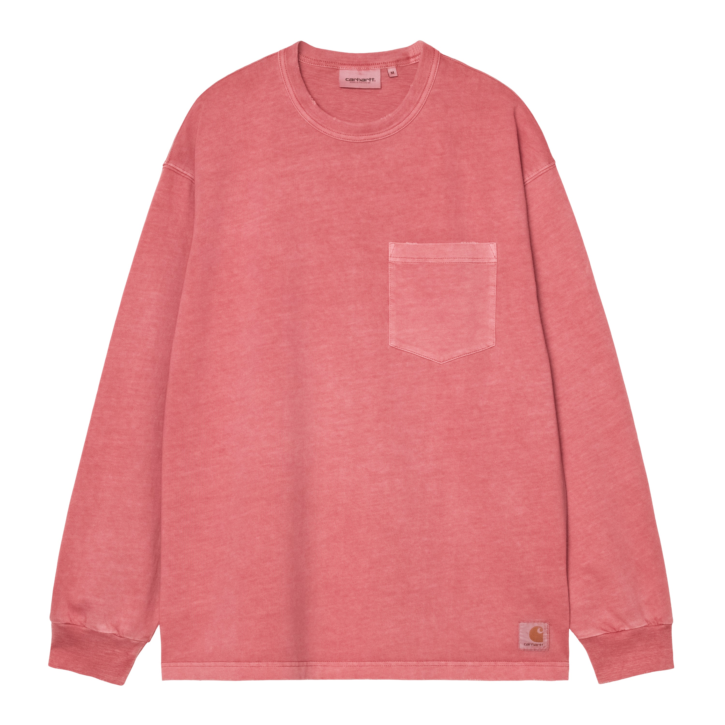 L/S Torion Pocket T-Shirt - Marsala (grind wash) 1