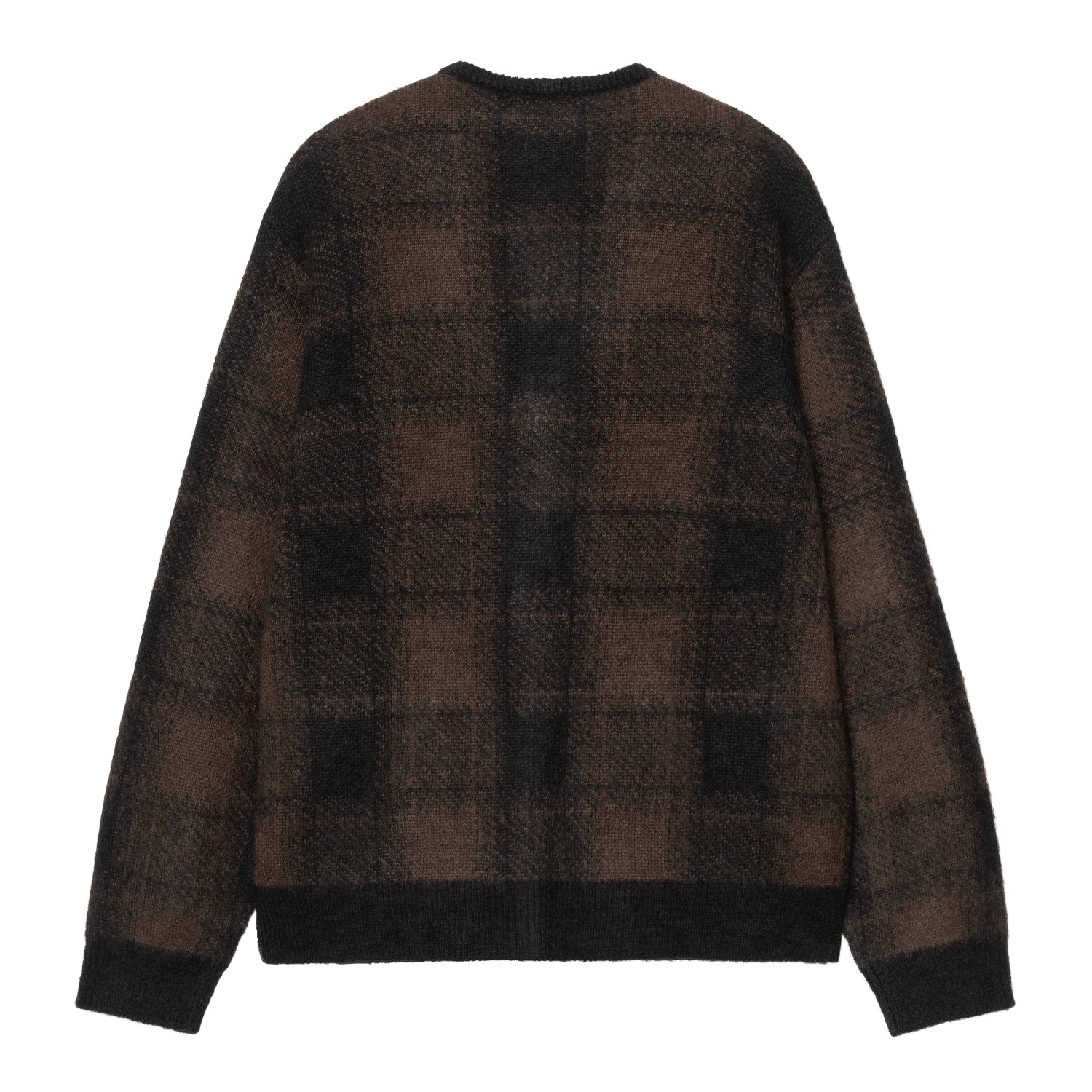 Everson Cardigan - Everson Jacquard, Black / Palisander