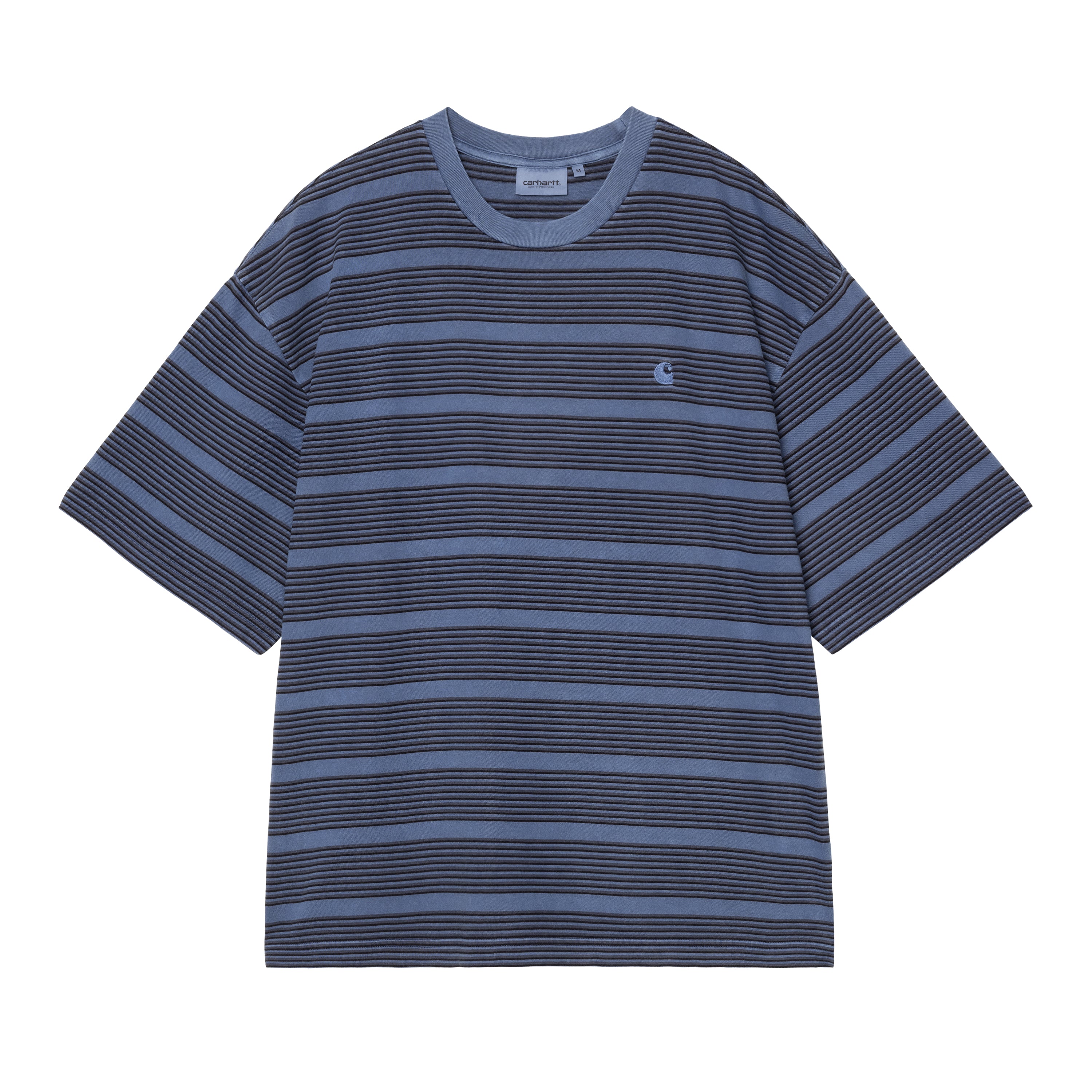 S/S Hanson T-Shirt - Hanson Stripe, Jupiter (garment dyed) 1