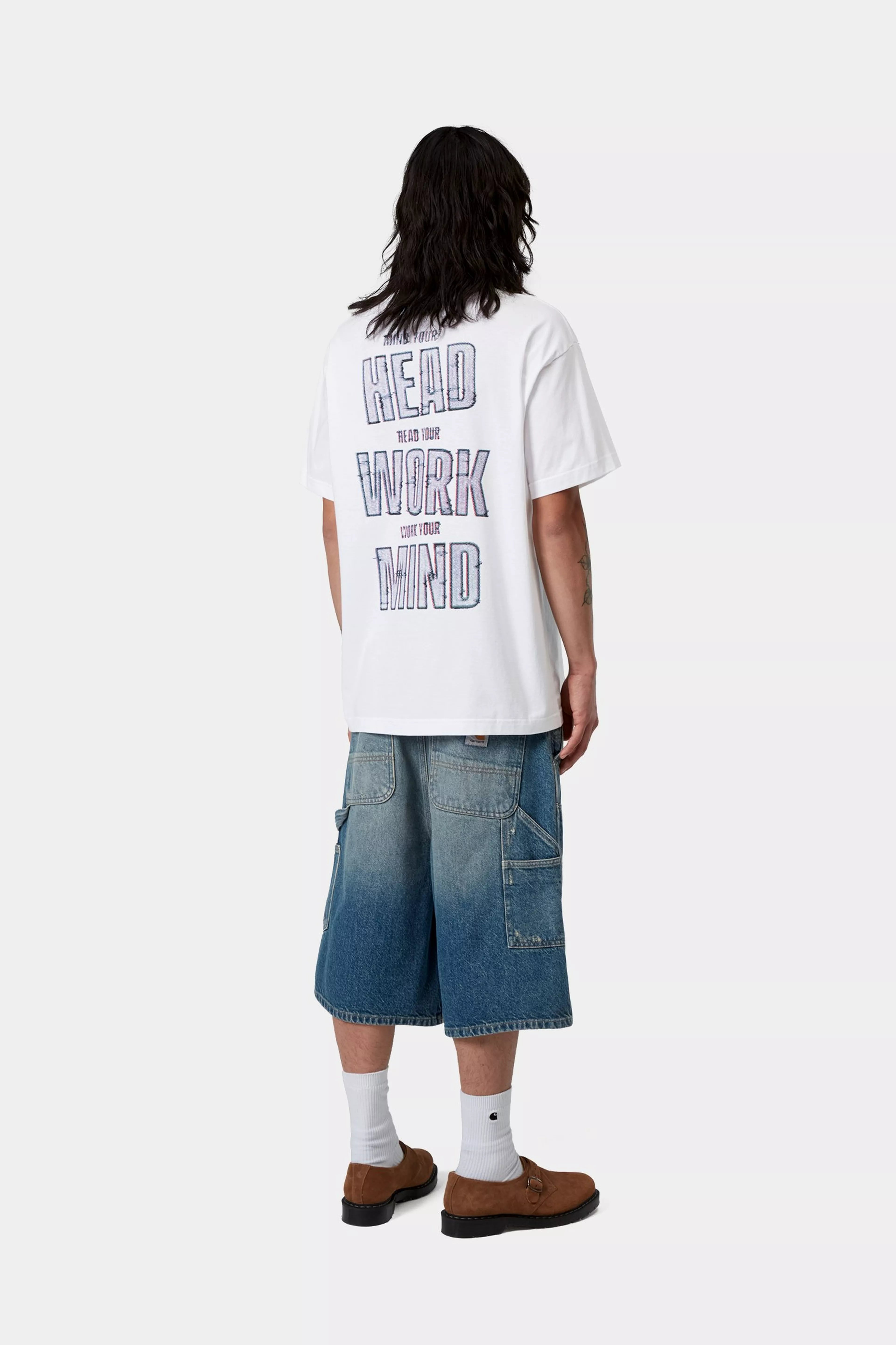S/S Mind Your Head T-Shirt - White 4