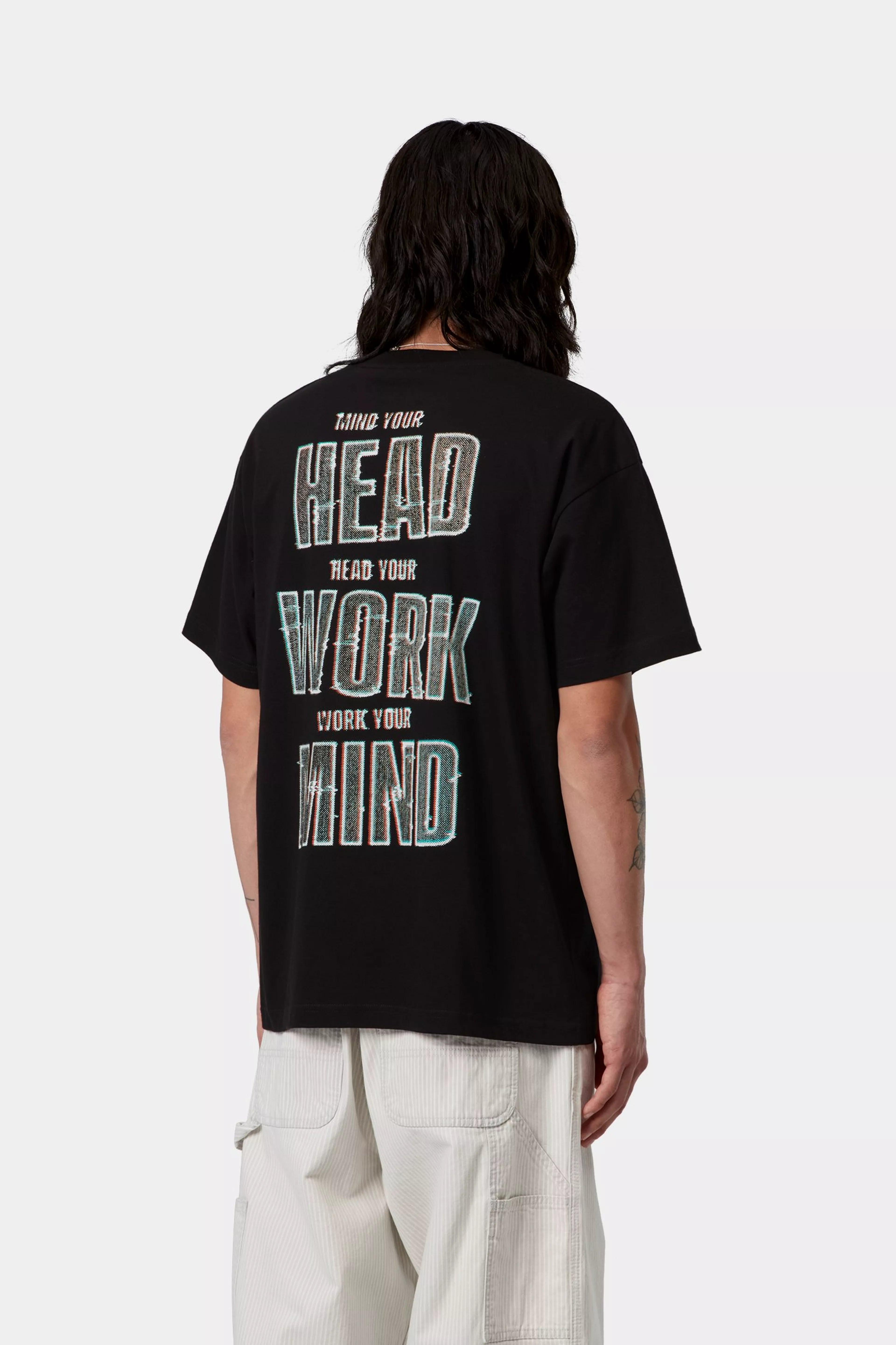 S/S Mind Your Head T-Shirt - Black 3