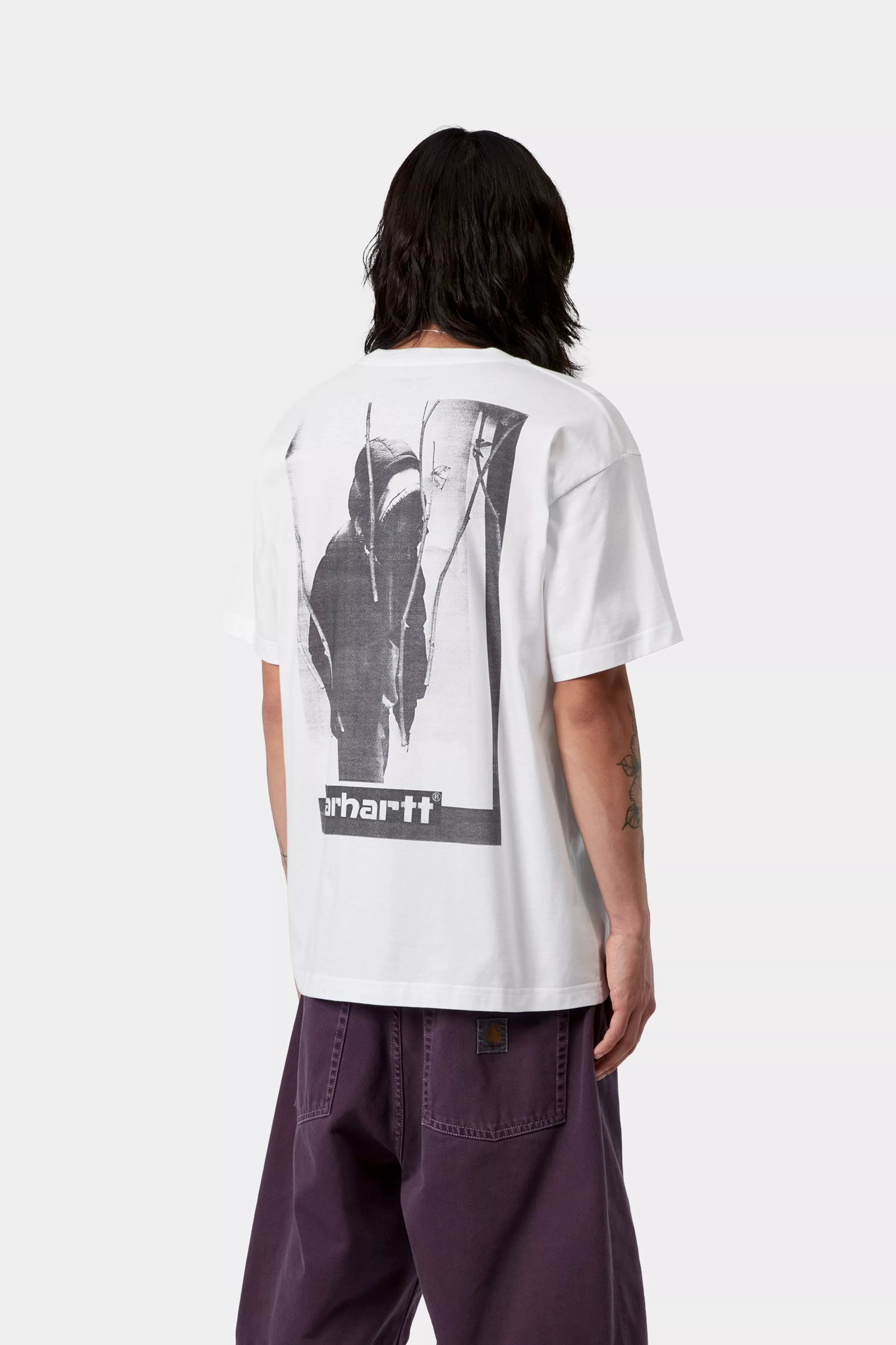 S/S Archive Script T-Shirt - White 3