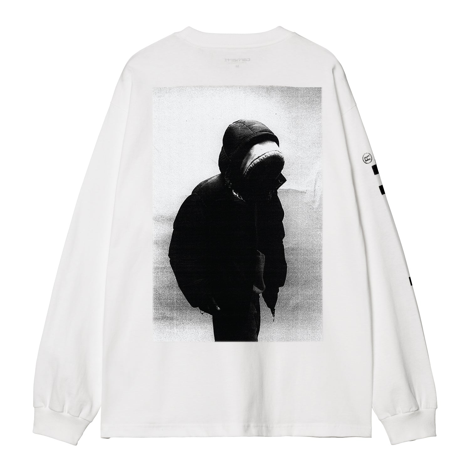 L/S Archive Script T-Shirt - White 5