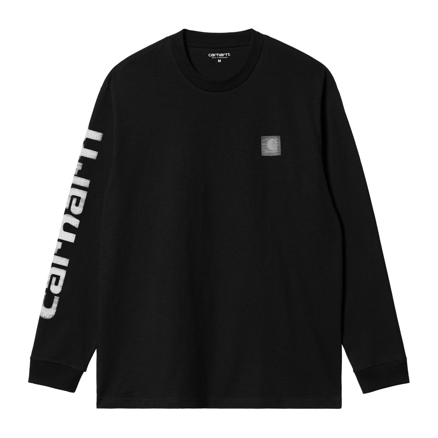 L/S Archive Script T-Shirt - Black