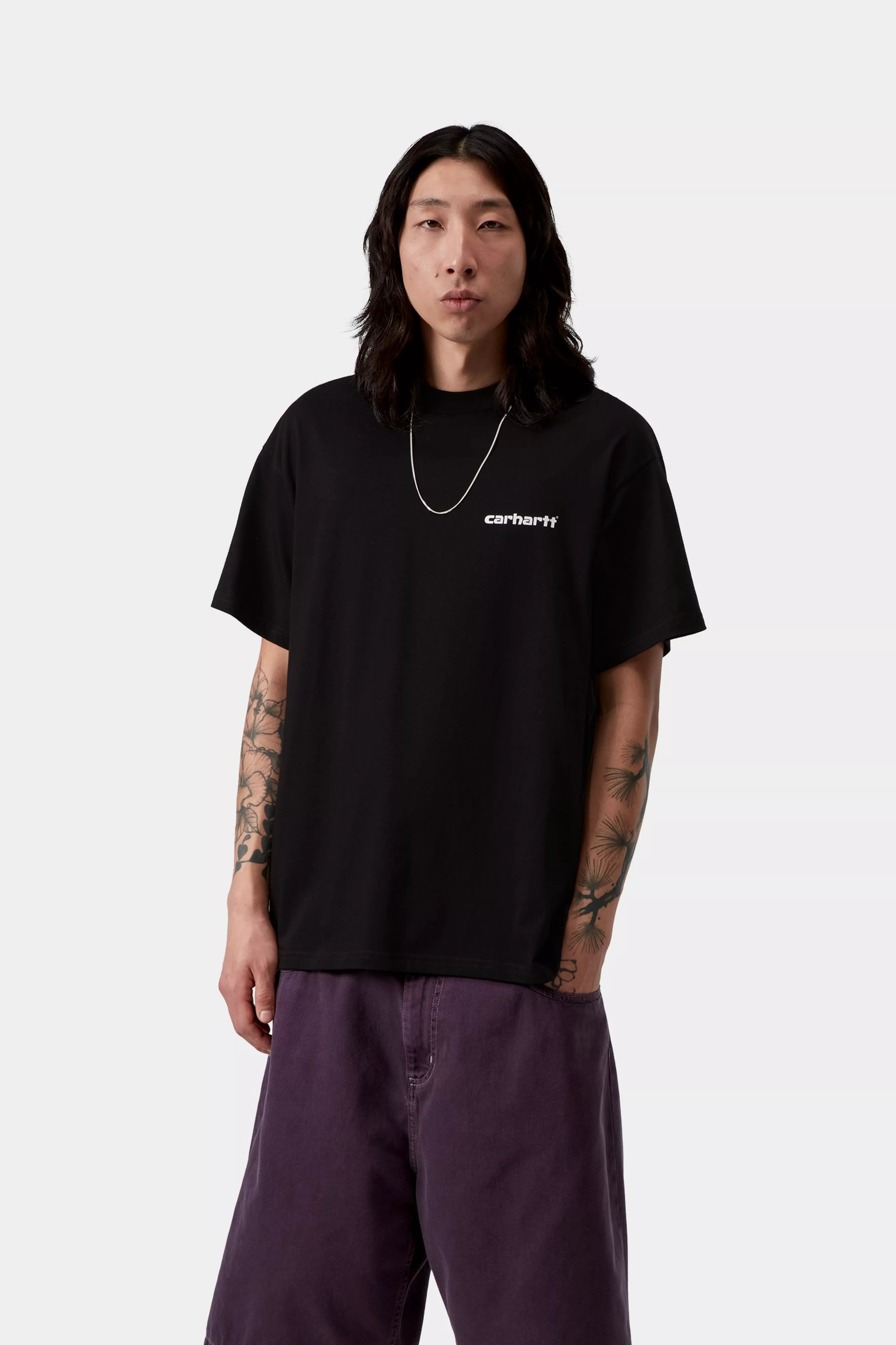 S/S Archive Lines T-Shirt - Black