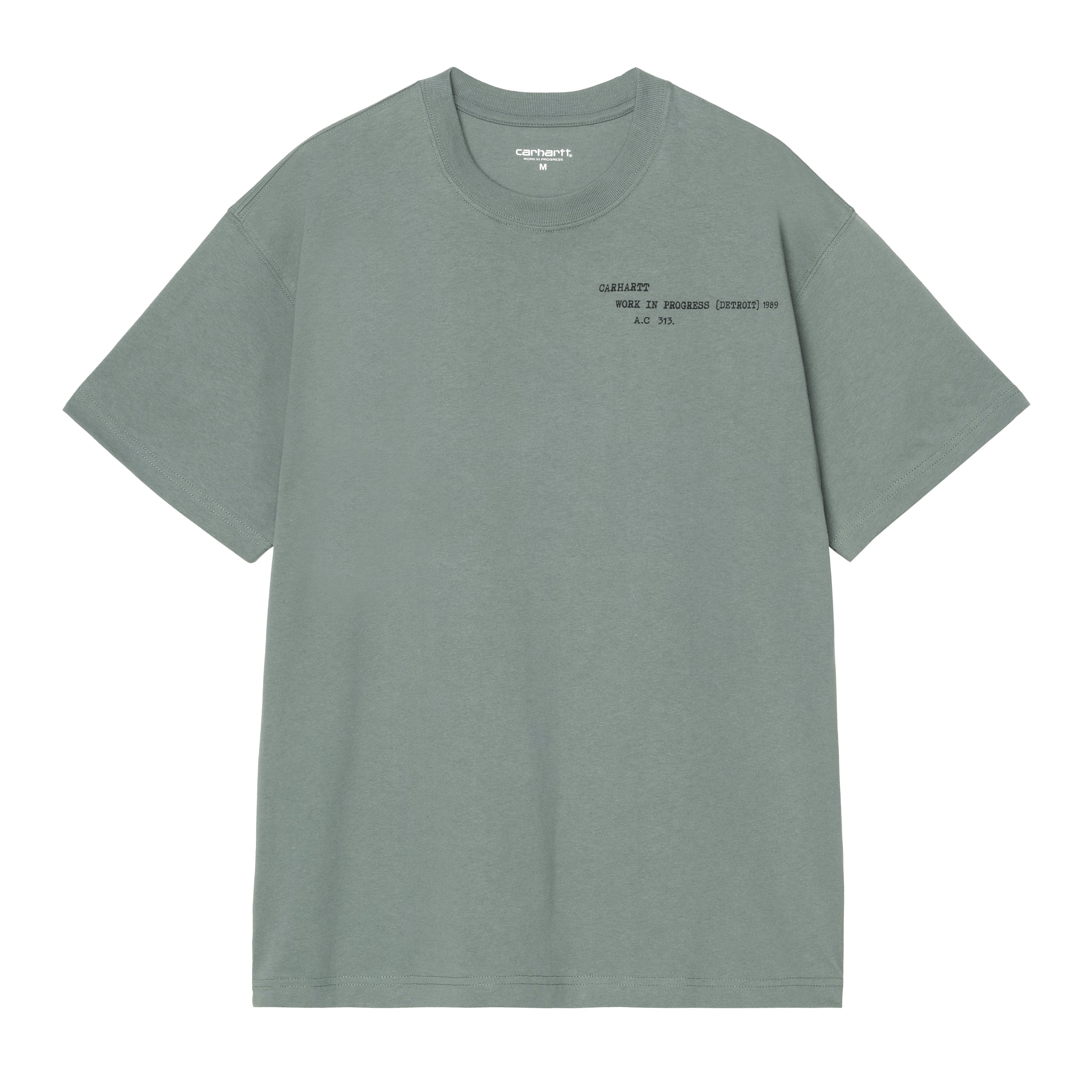 S/S Punched T-Shirt - Velvet Green 1
