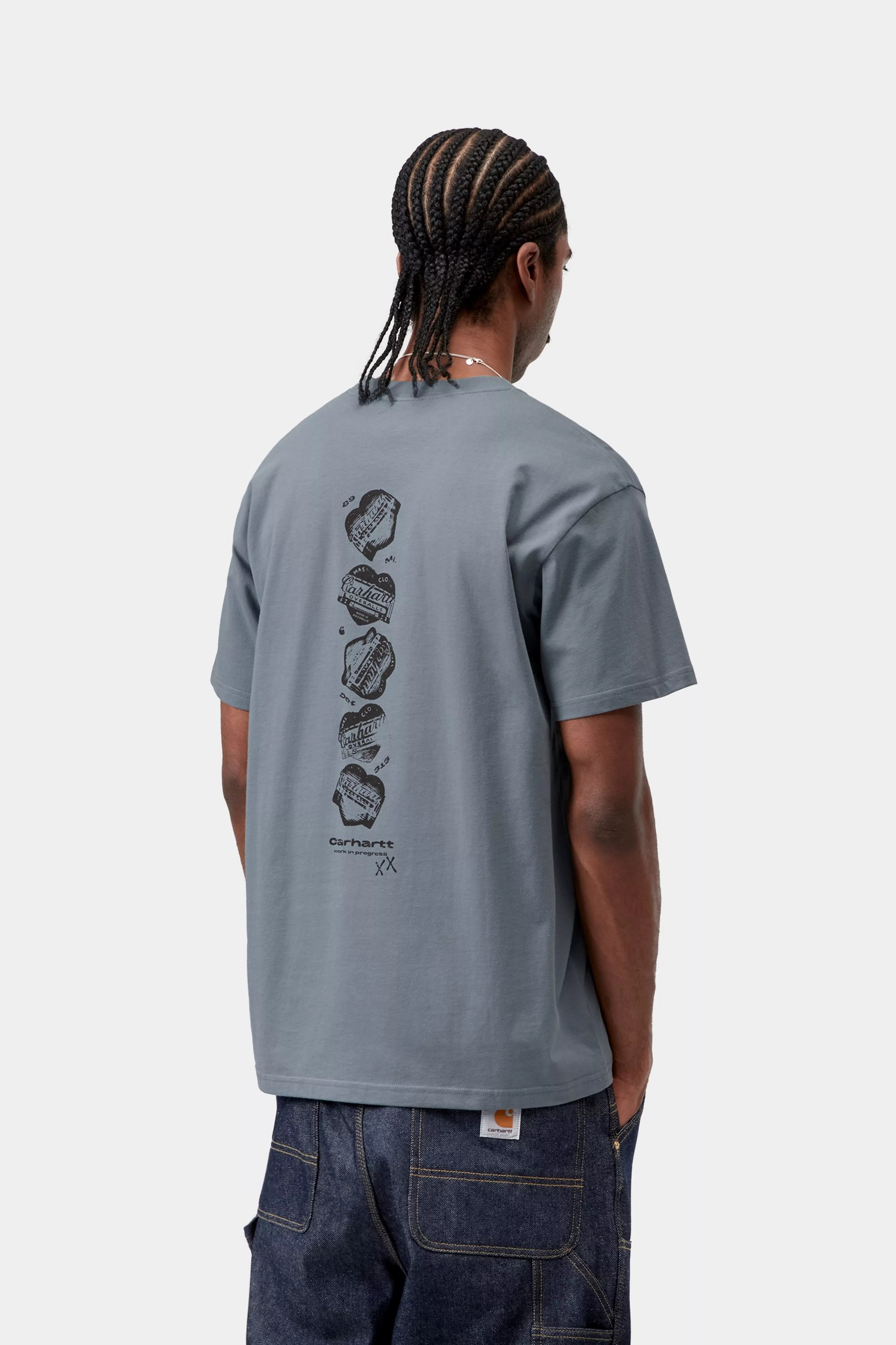 S/S Garble T-Shirt - Velvet Blue 3