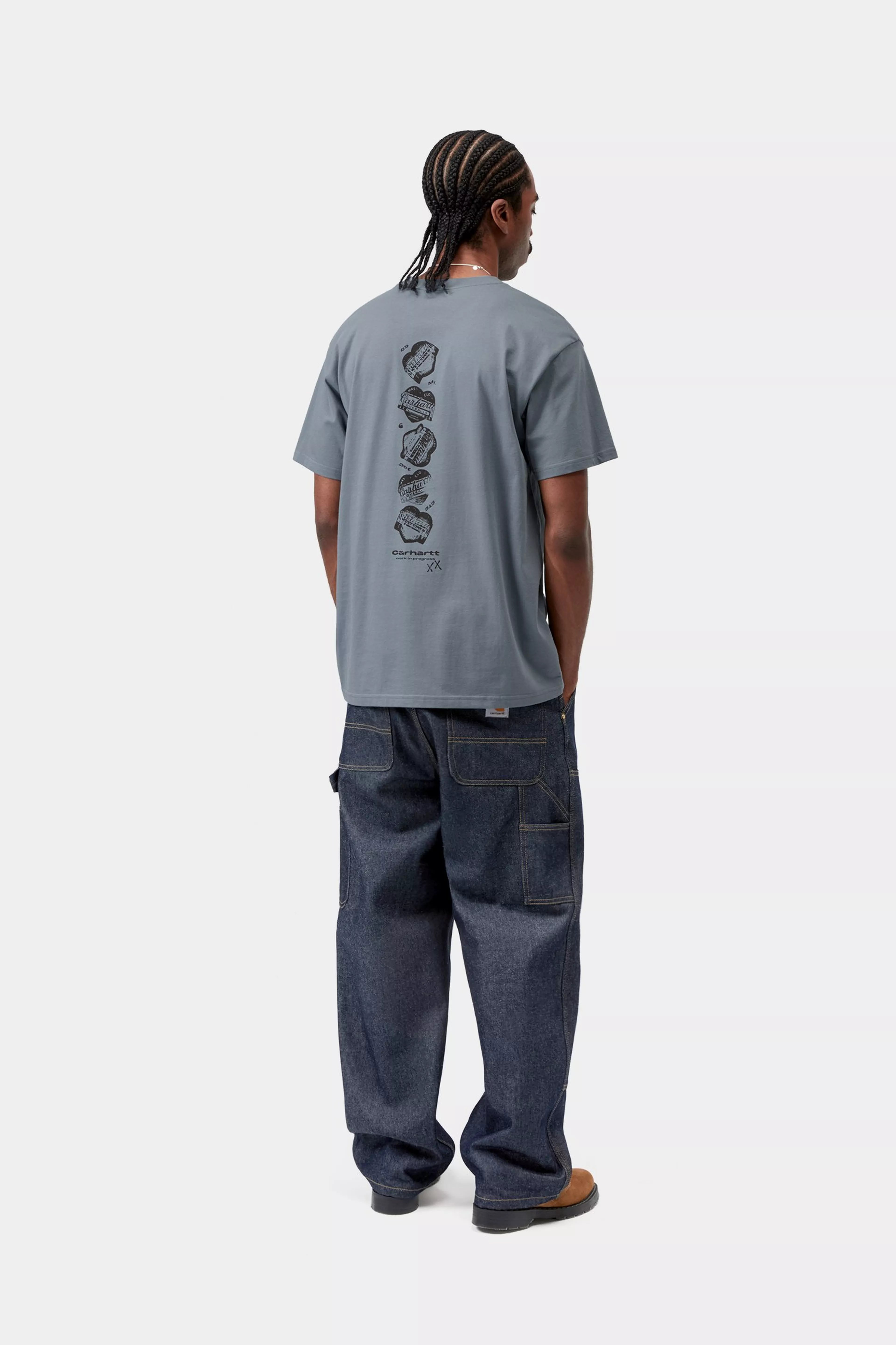 S/S Garble T-Shirt - Velvet Blue 4