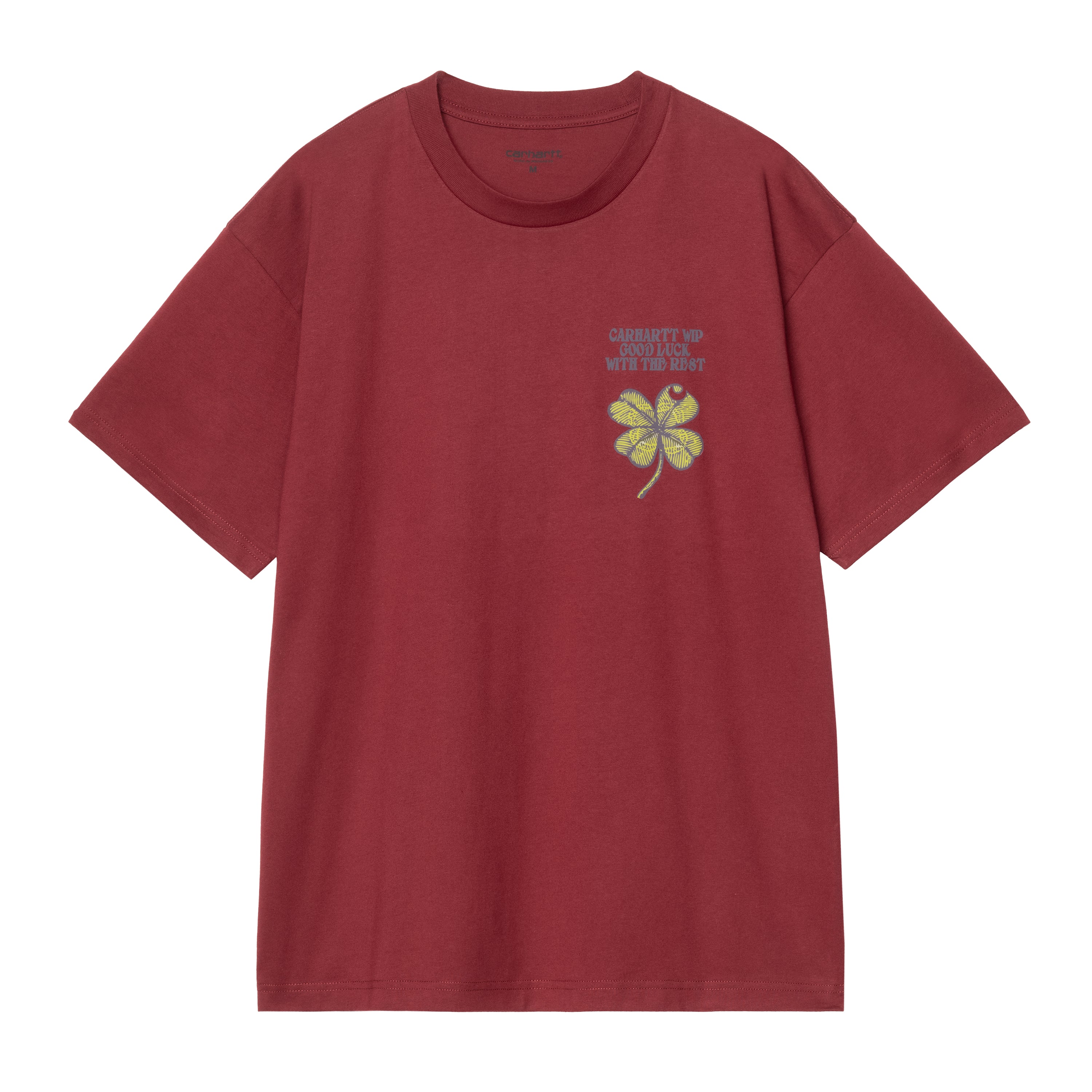 S/S Clover T-Shirt - Marsala 1