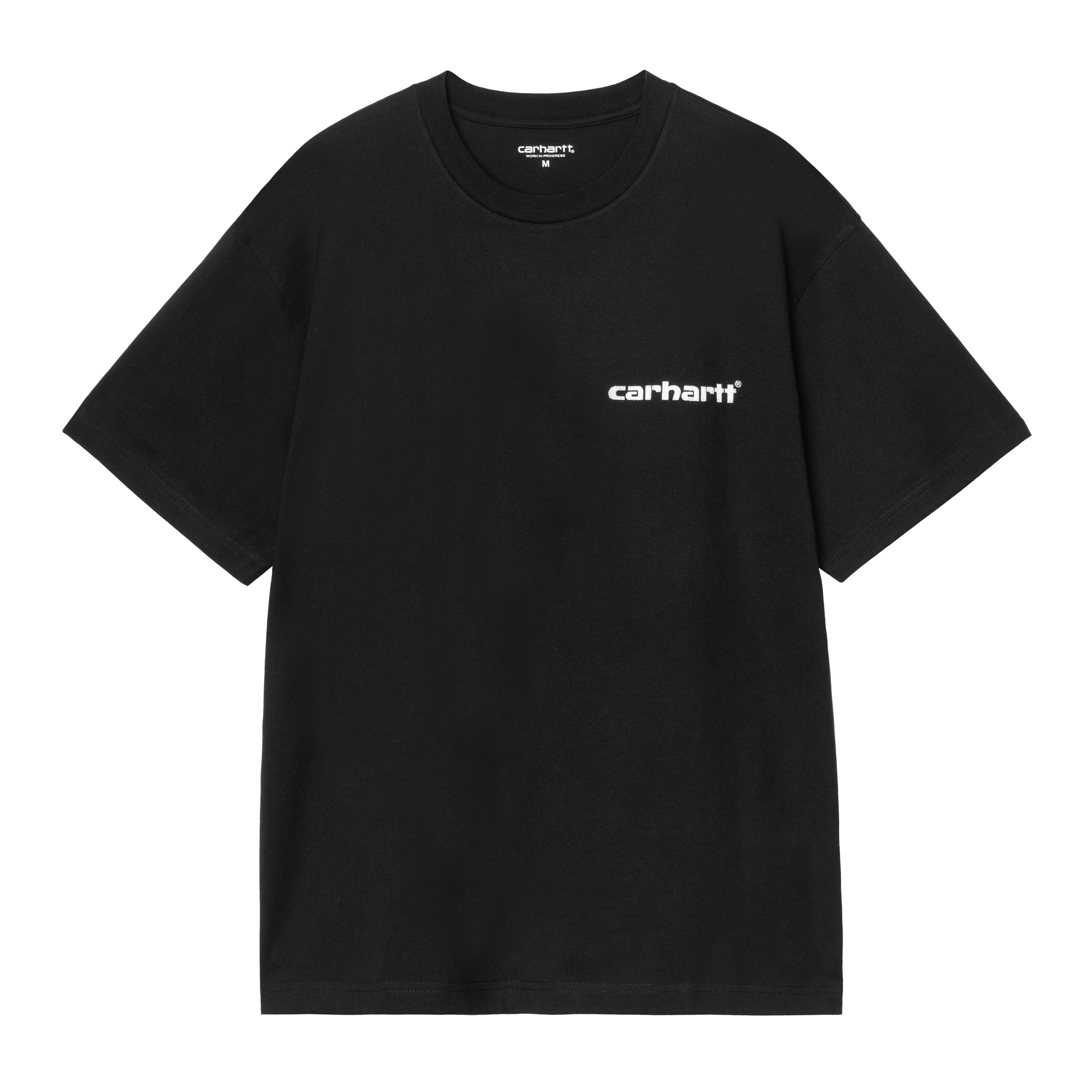 S/S Caps T-Shirt - Black 1