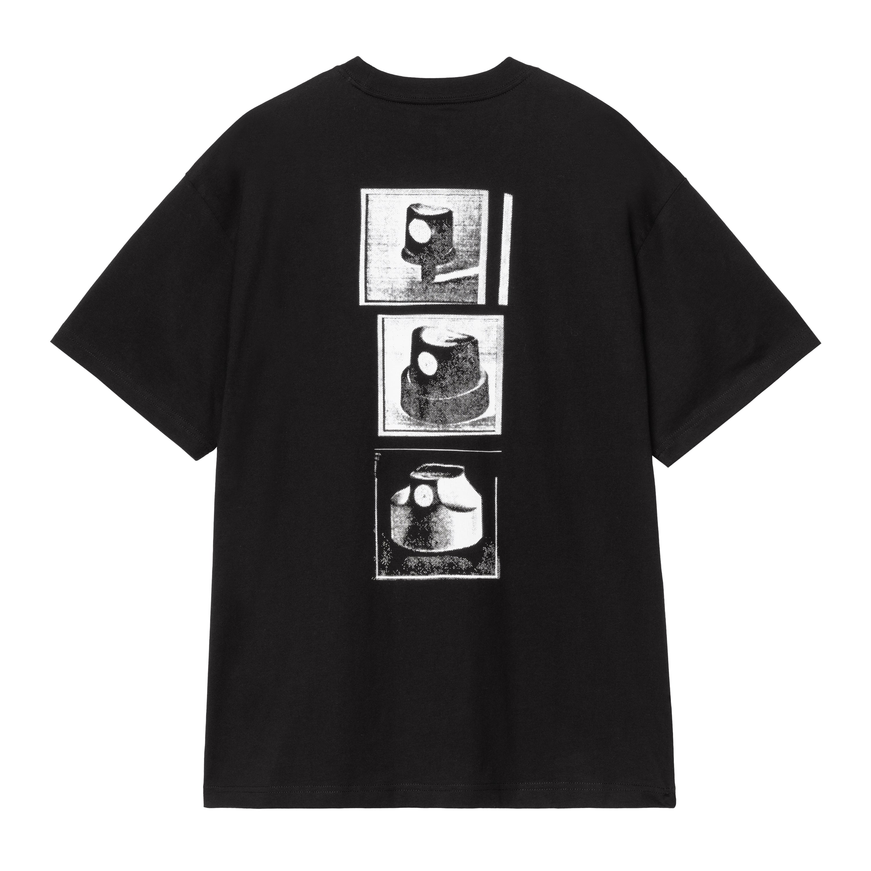 S/S Caps T-Shirt - Black