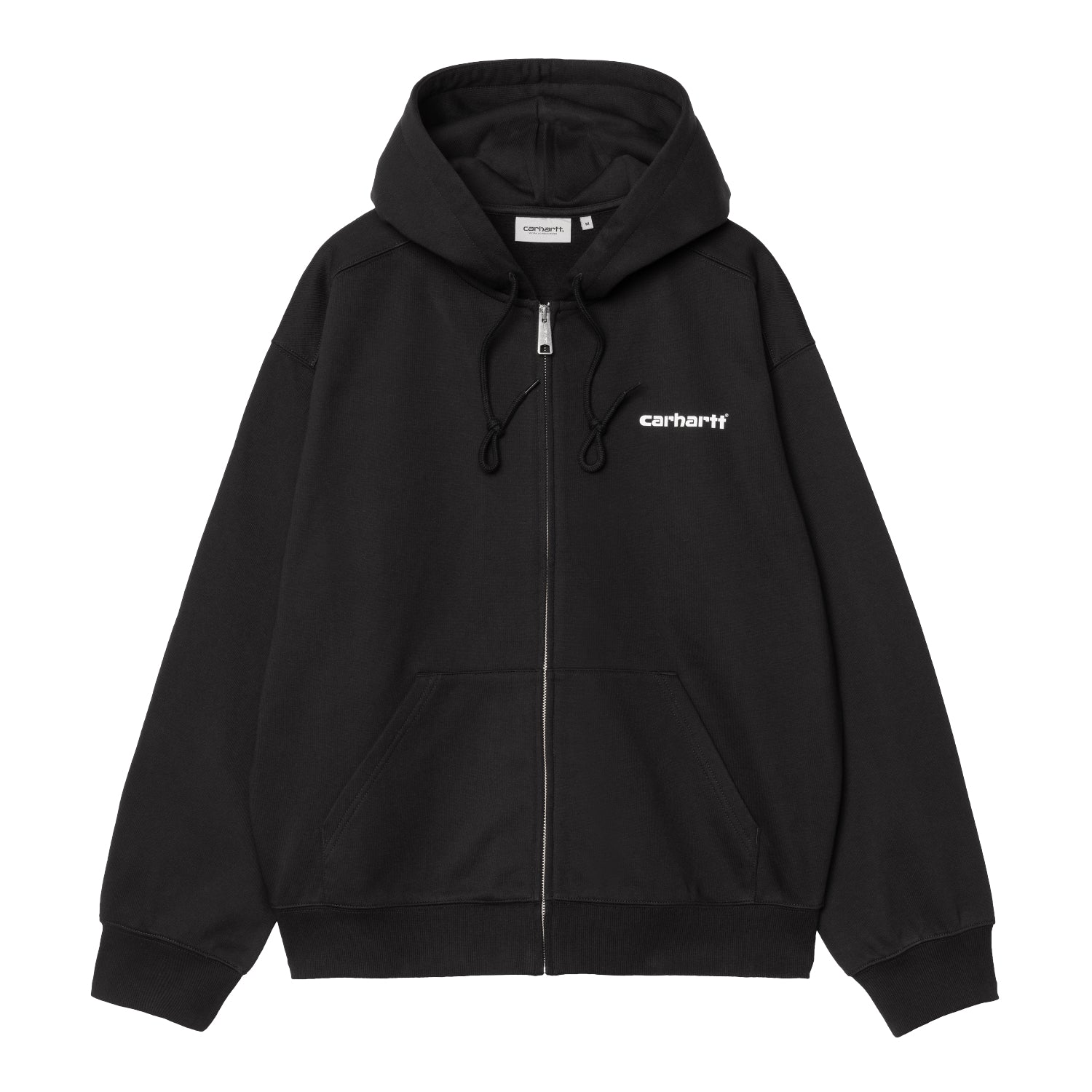 Hooded Archive Lines Jacket - Black