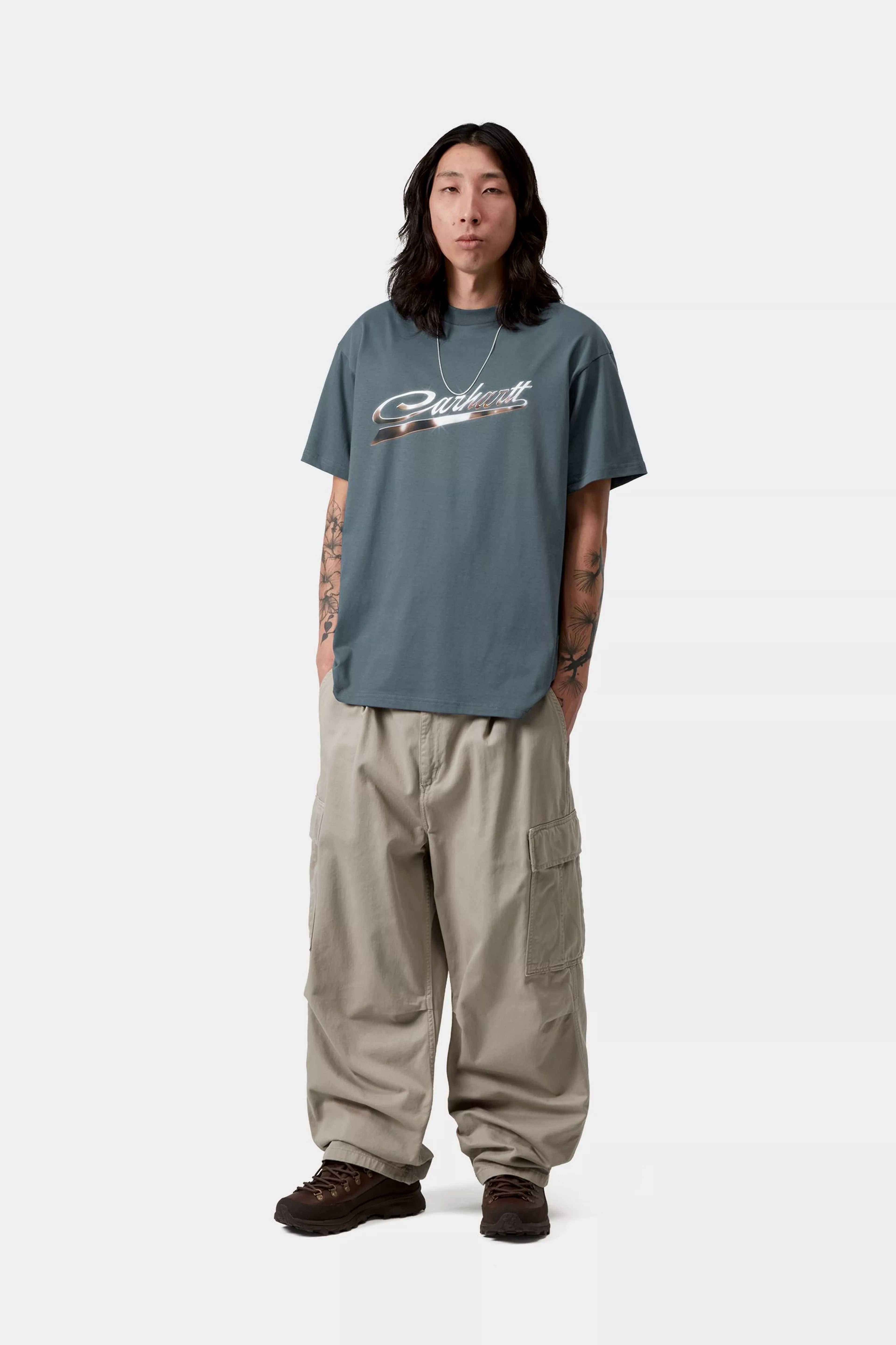 S/S Vroooom T-Shirt - Office Blue 4