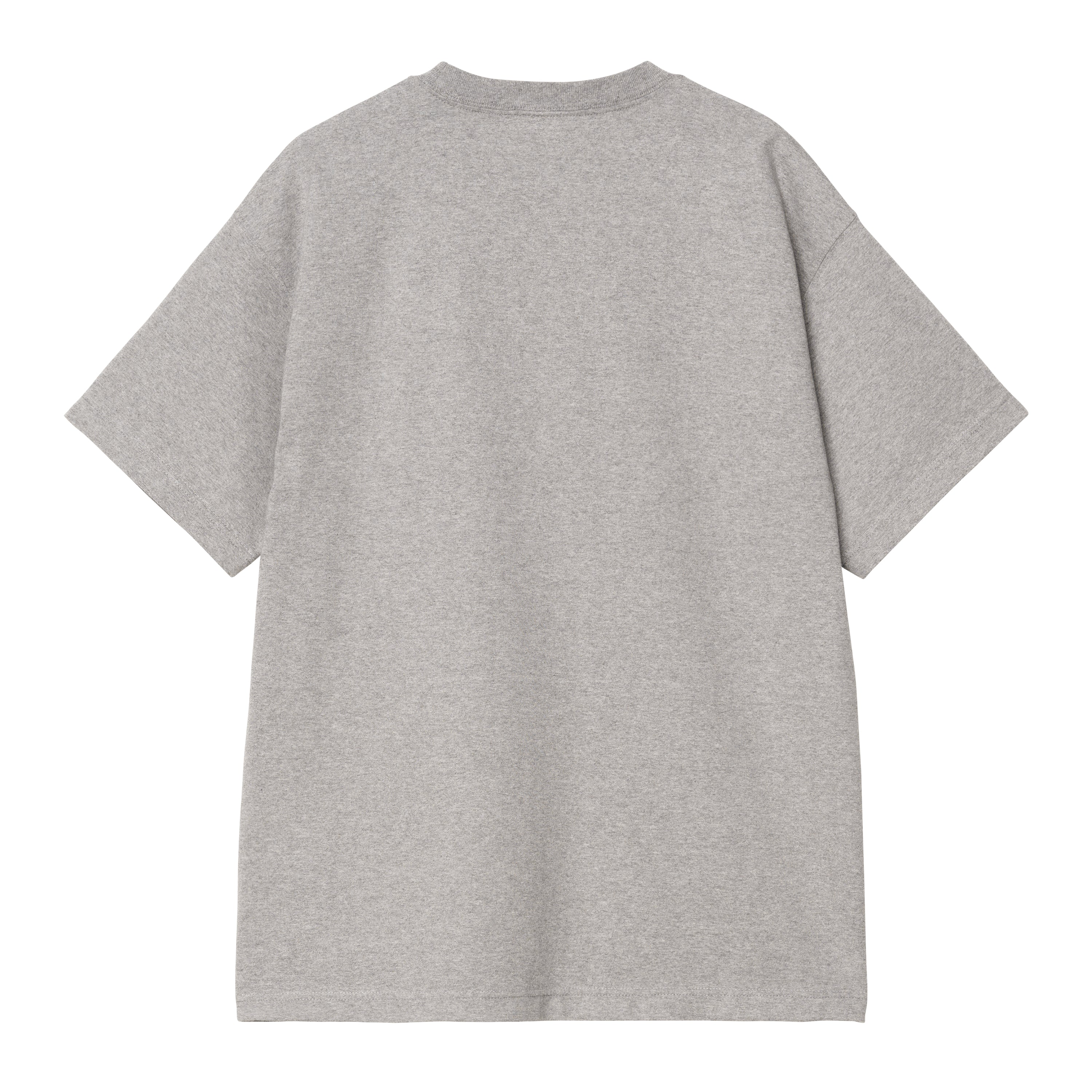 S/S Heavy Duty T-Shirt - Grey Heather (heavy enzyme wash)