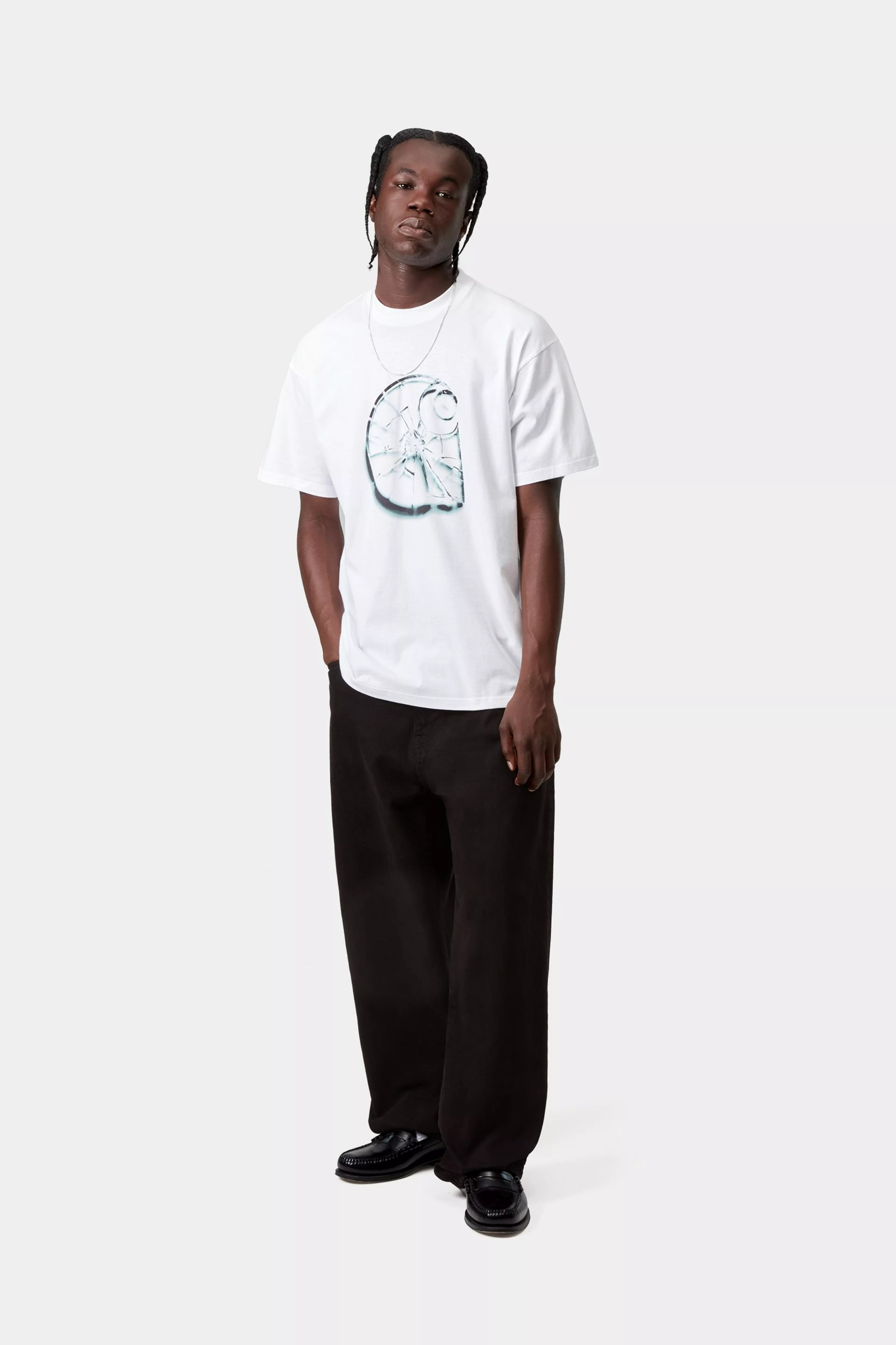 S/S Shattered T-Shirt - White 4