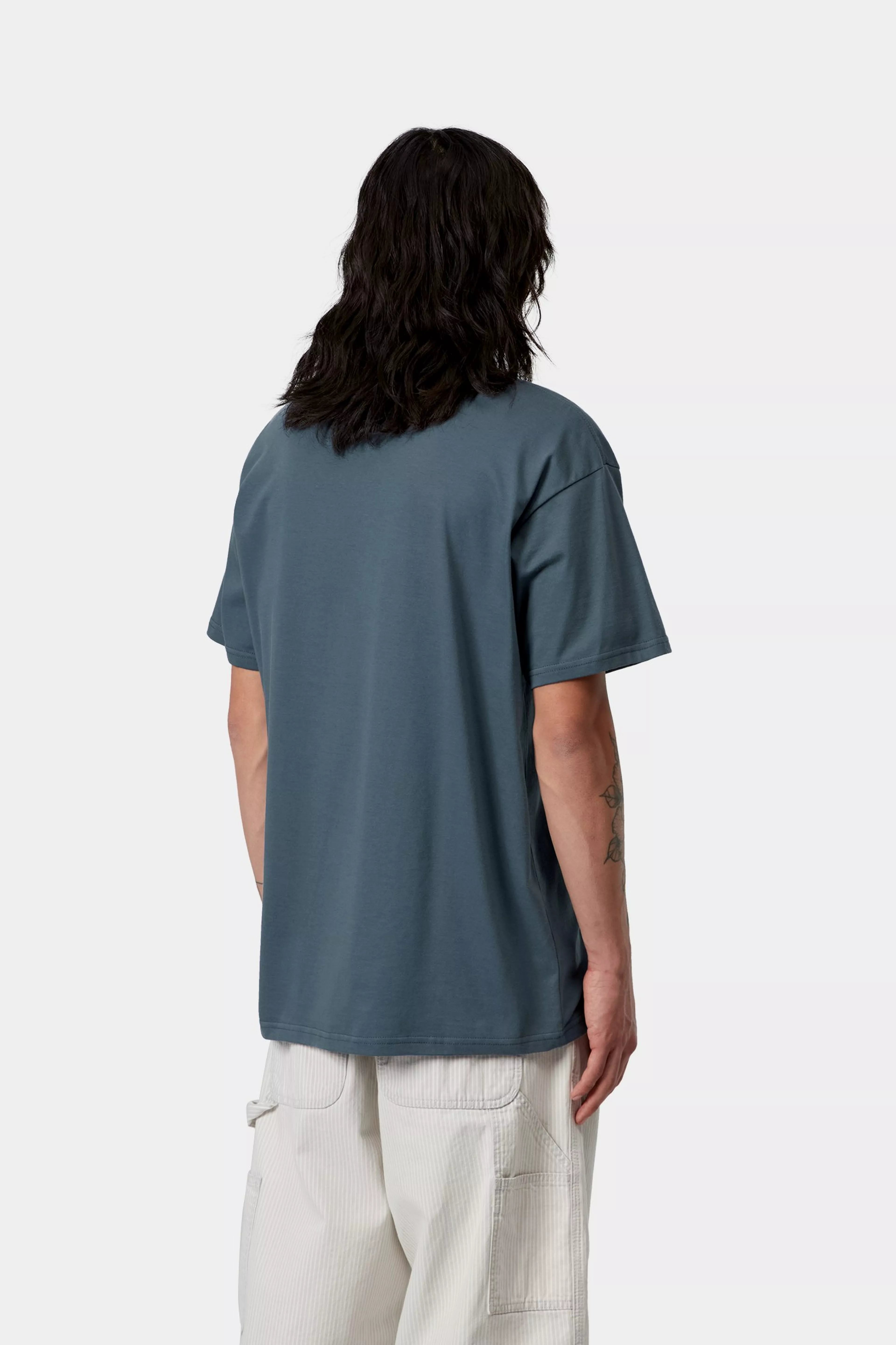 S/S Shattered T-Shirt - Office Blue