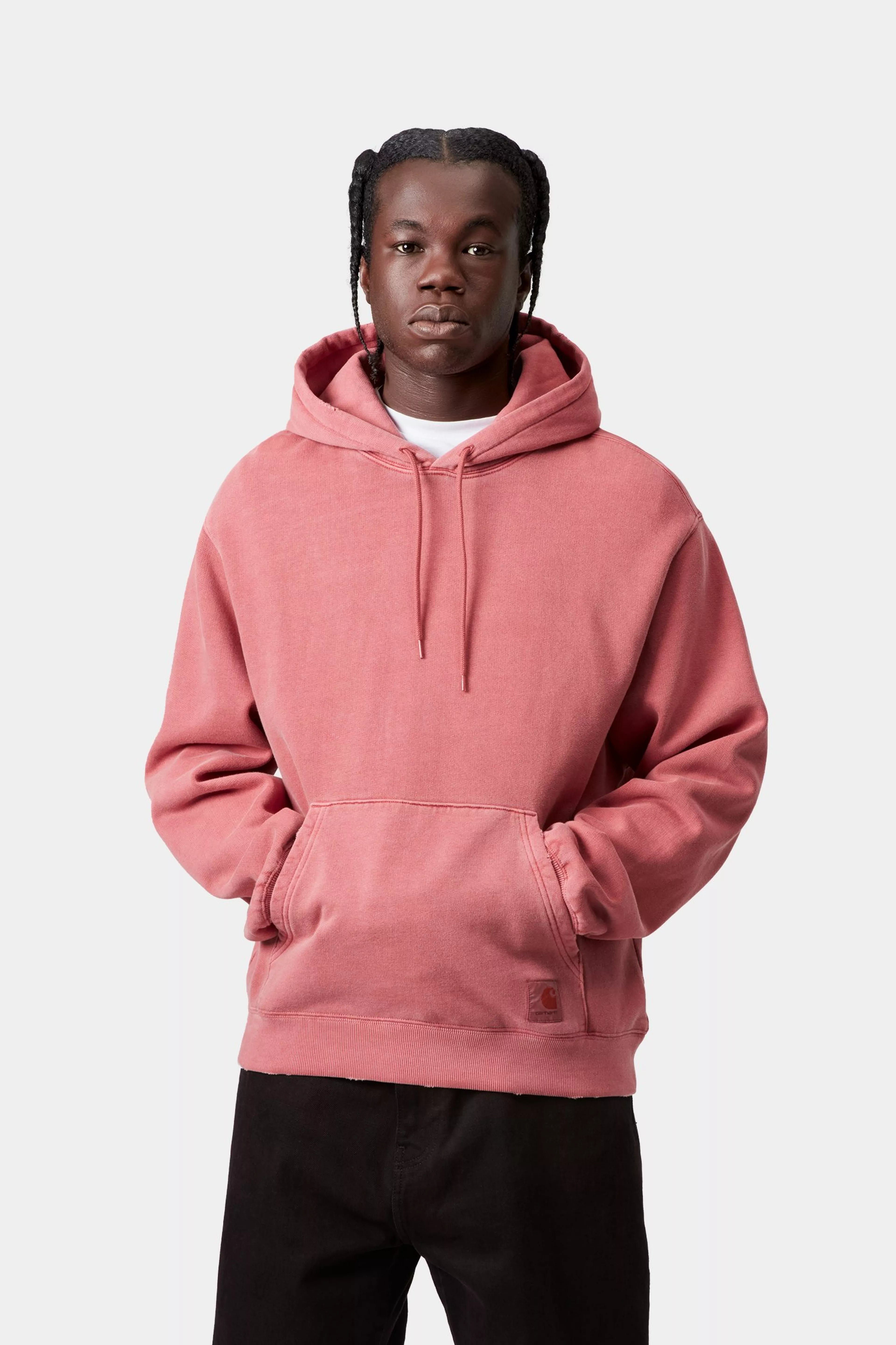 Hooded Torion Sweat - Marsala (grind wash) 2