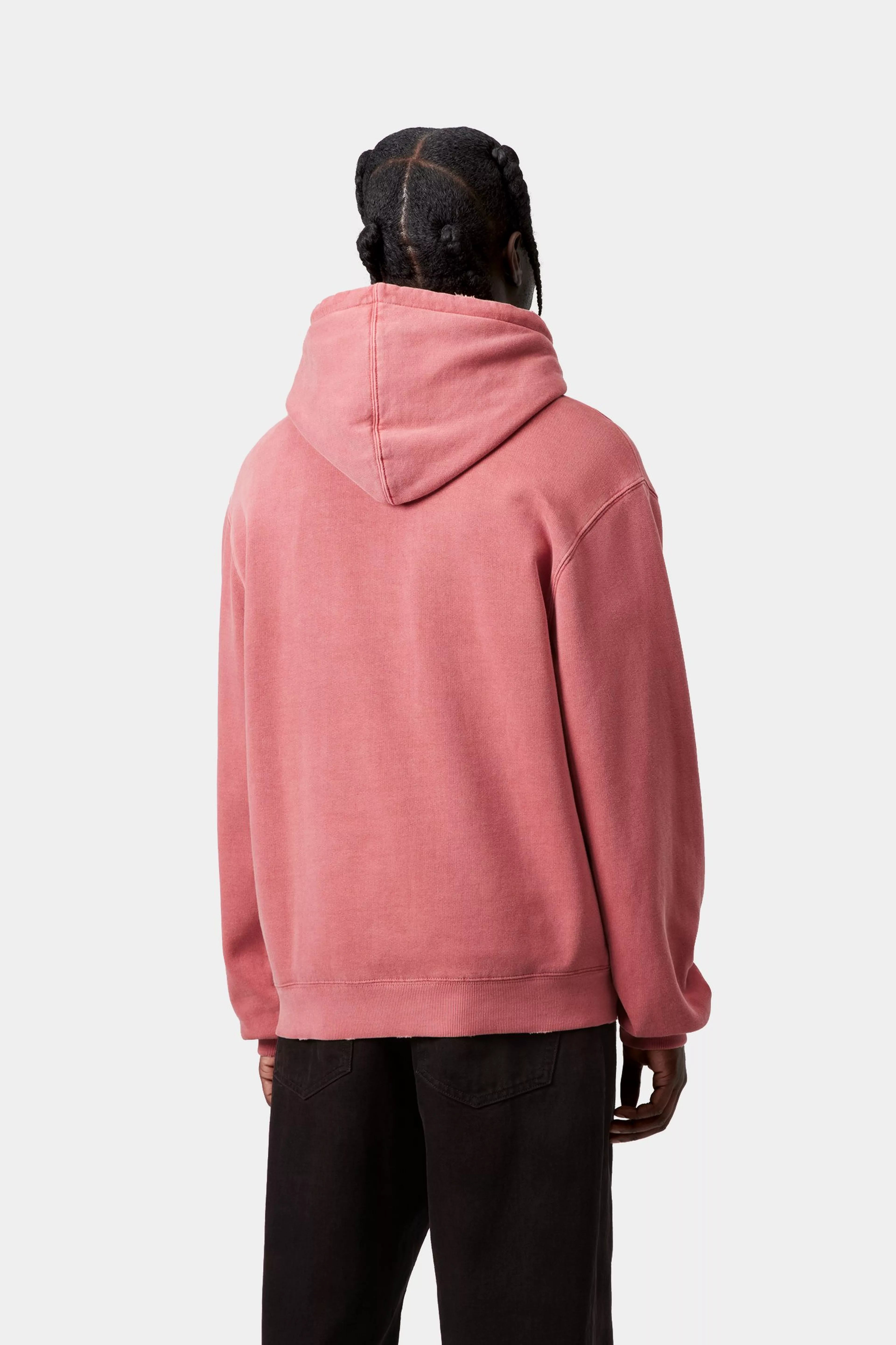 Hooded Torion Sweat - Marsala (grind wash) 3