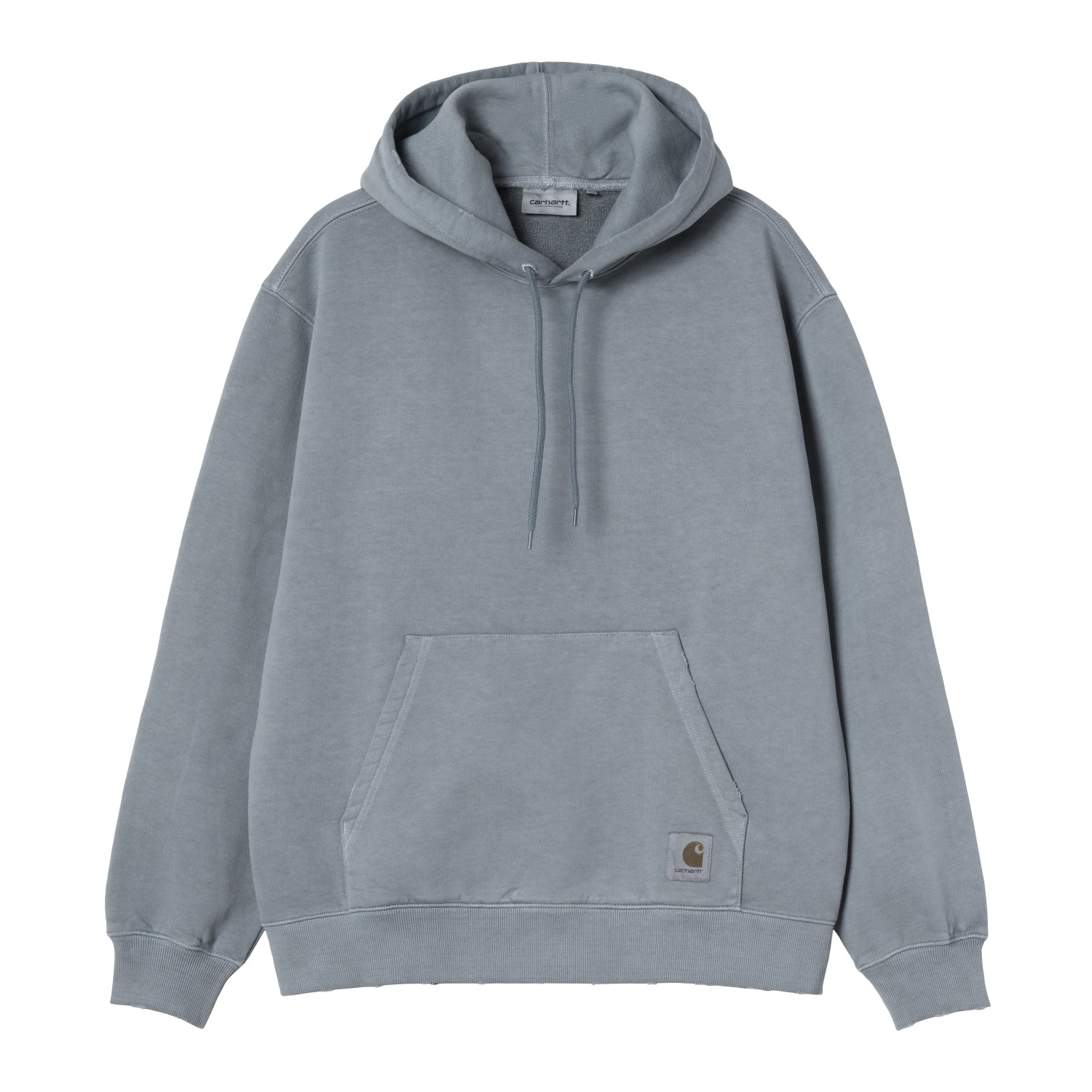 Hooded Torion Sweat - Office Blue (grind wash) 1