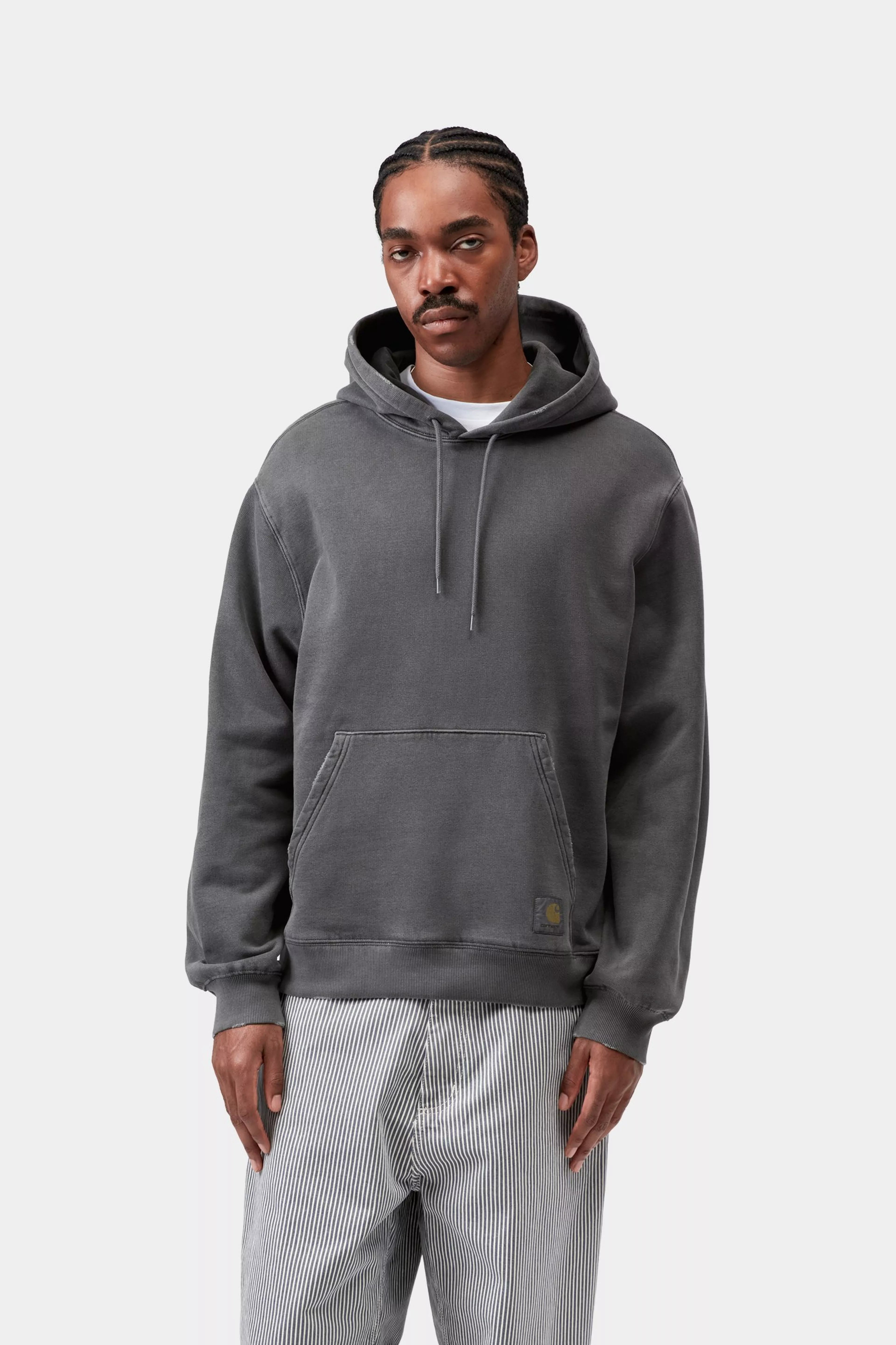 Hooded Torion Sweat - Black (grind wash) 2