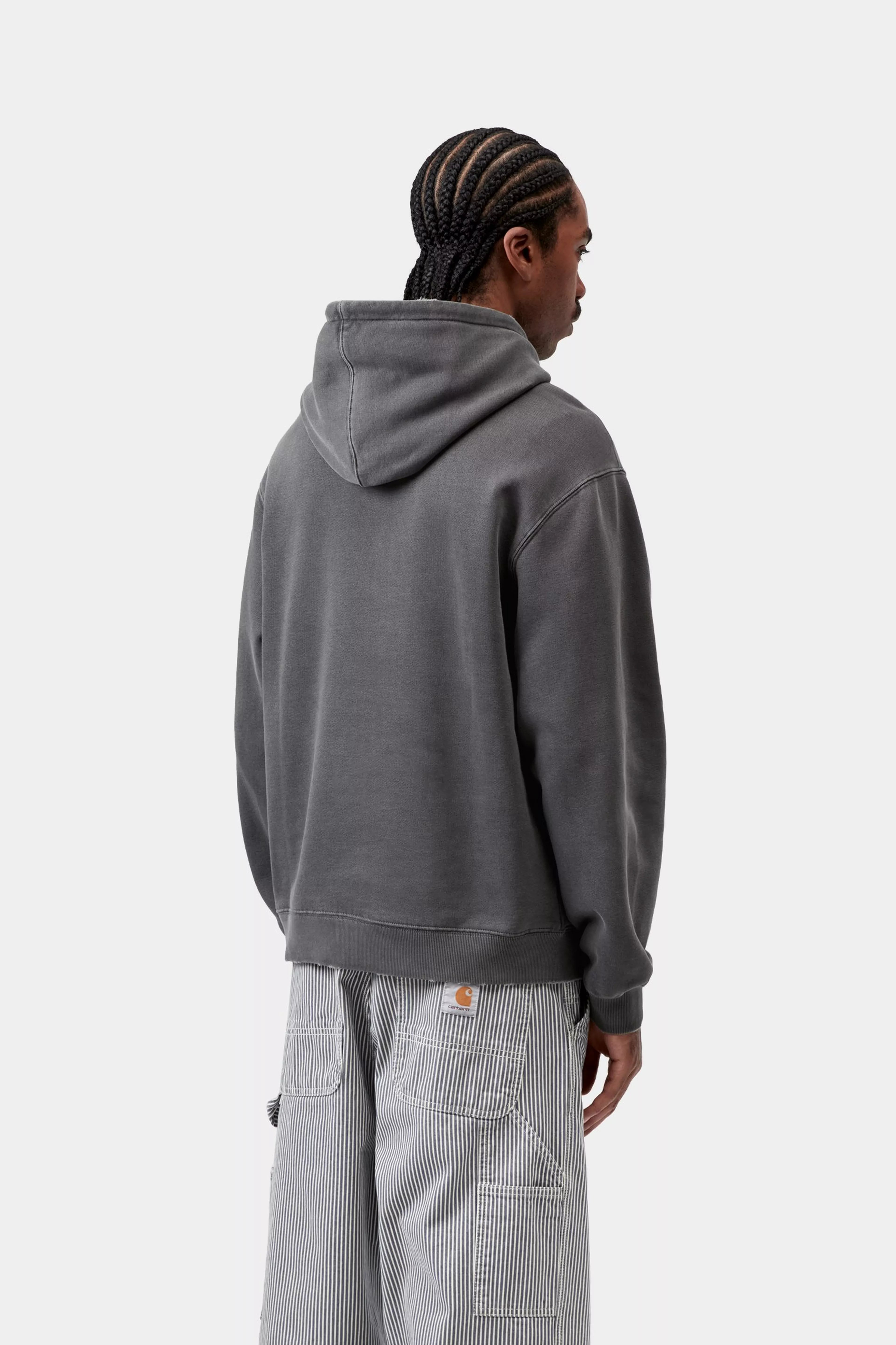 Hooded Torion Sweat - Black (grind wash) 3