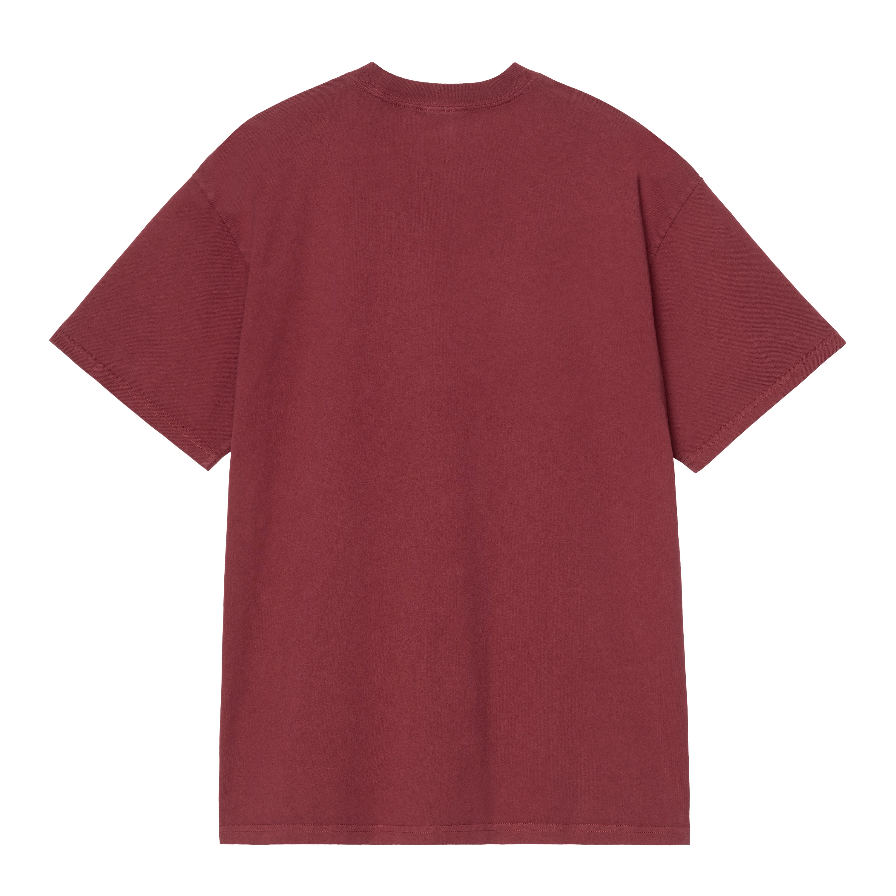 S/S Faded Pond Corps T-Shirt - Marsala (heavy stone wash) 5