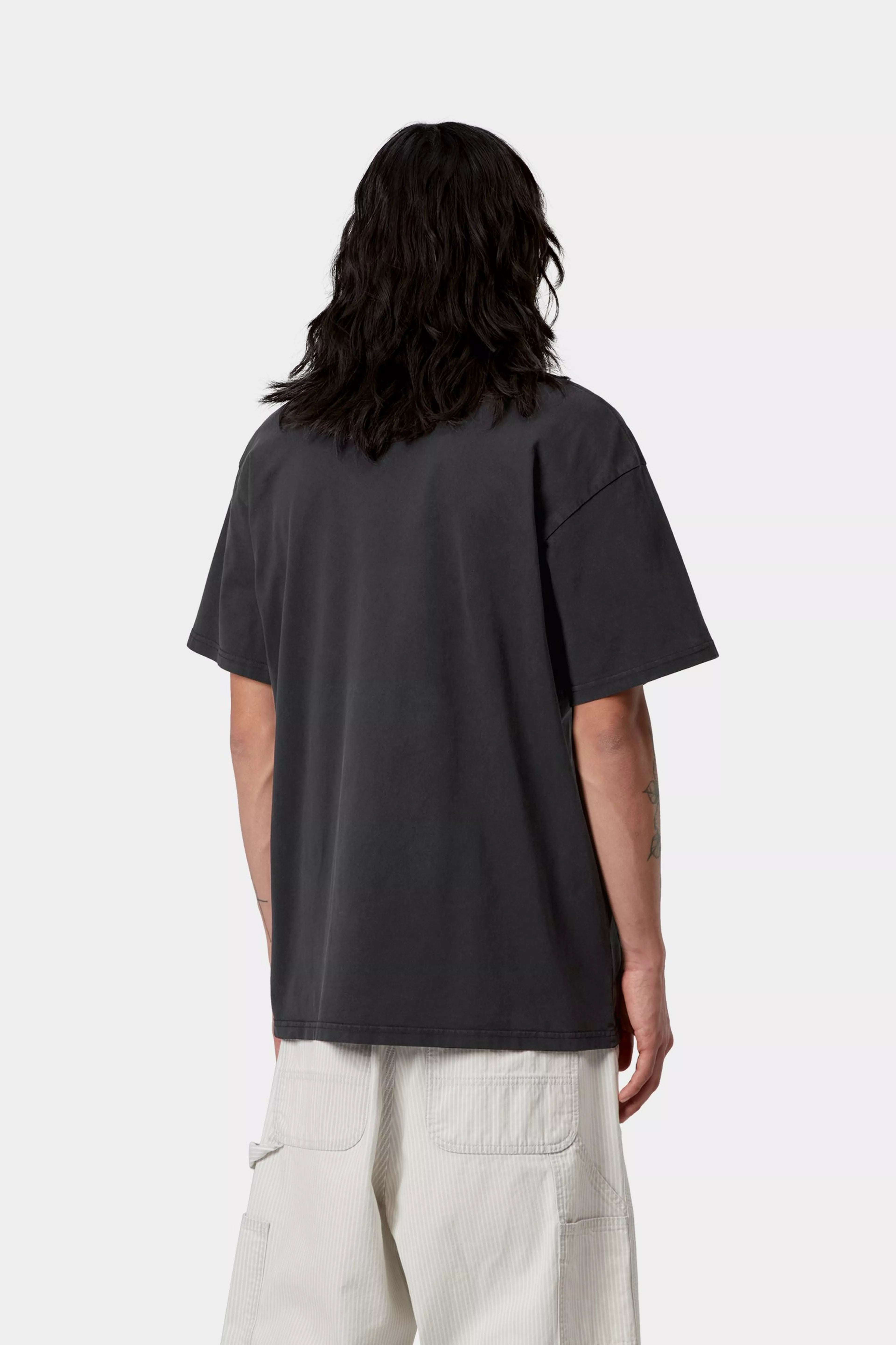 S/S Faded Pond Corps T-Shirt - Black (heavy stone wash) 3