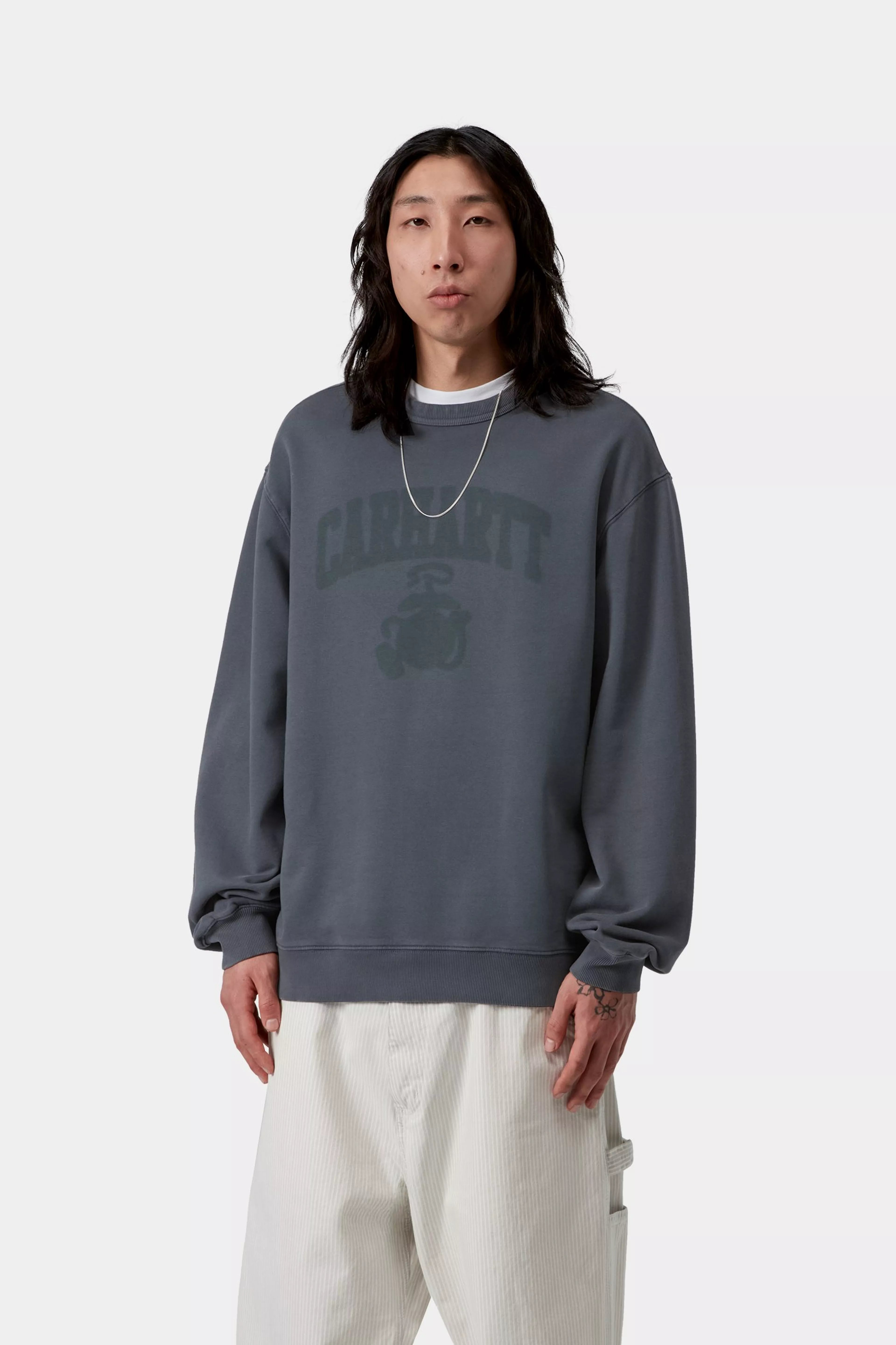 Faded Pond Corps Sweat - Deep Night (heavy stone wash) 2