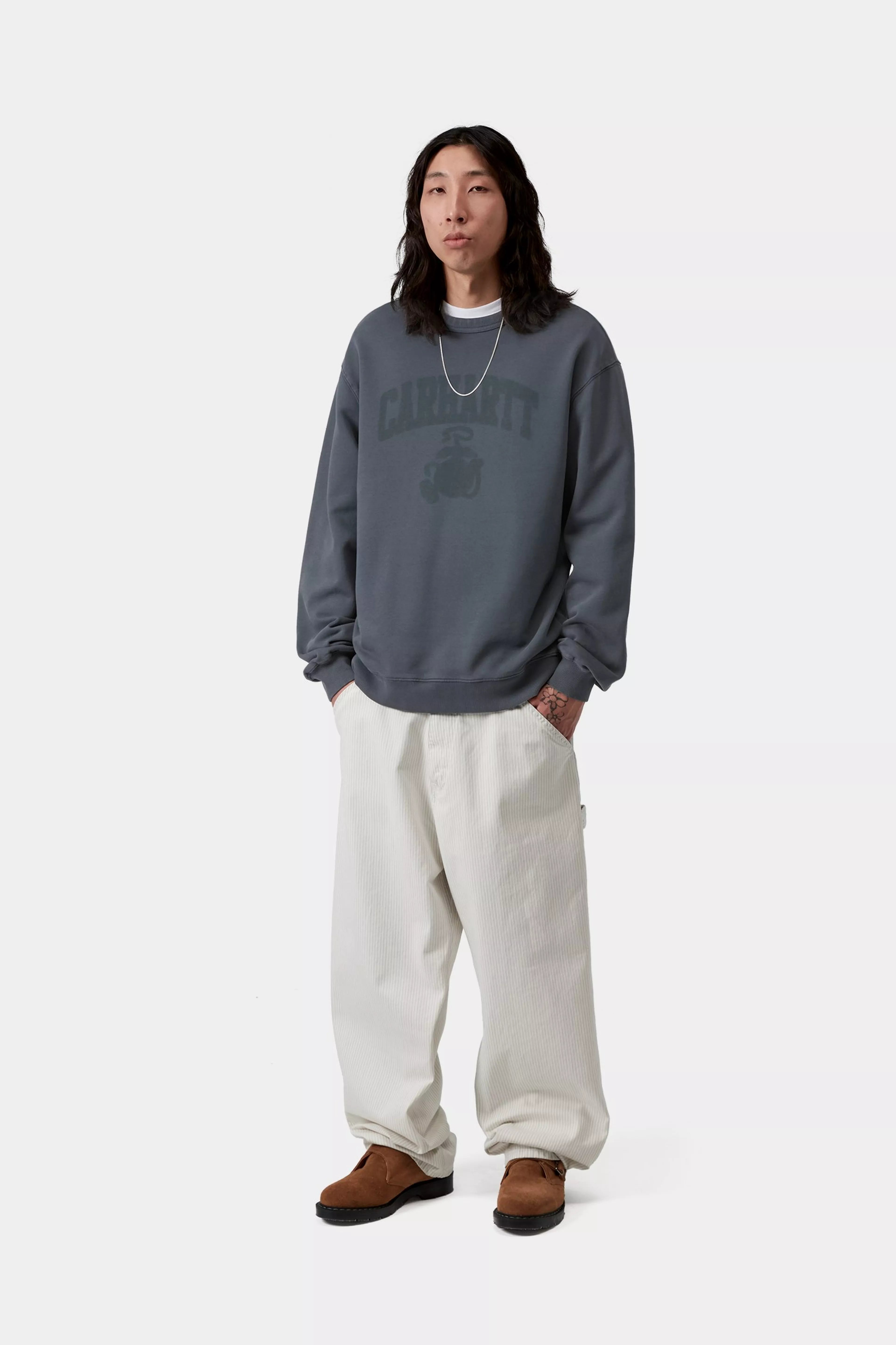 Faded Pond Corps Sweat - Deep Night (heavy stone wash) 4