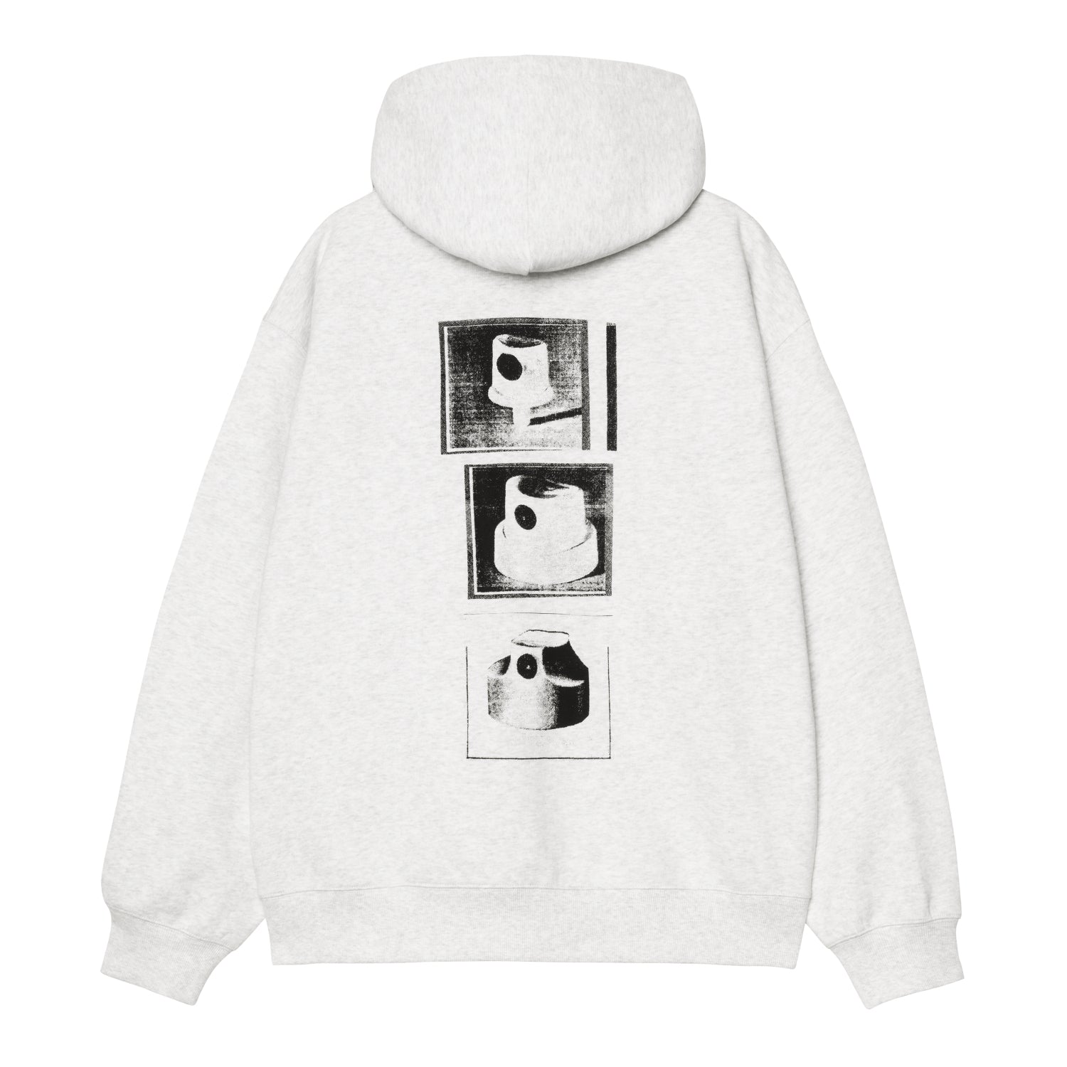 Hooded Caps Sweat - Ash Heather 2