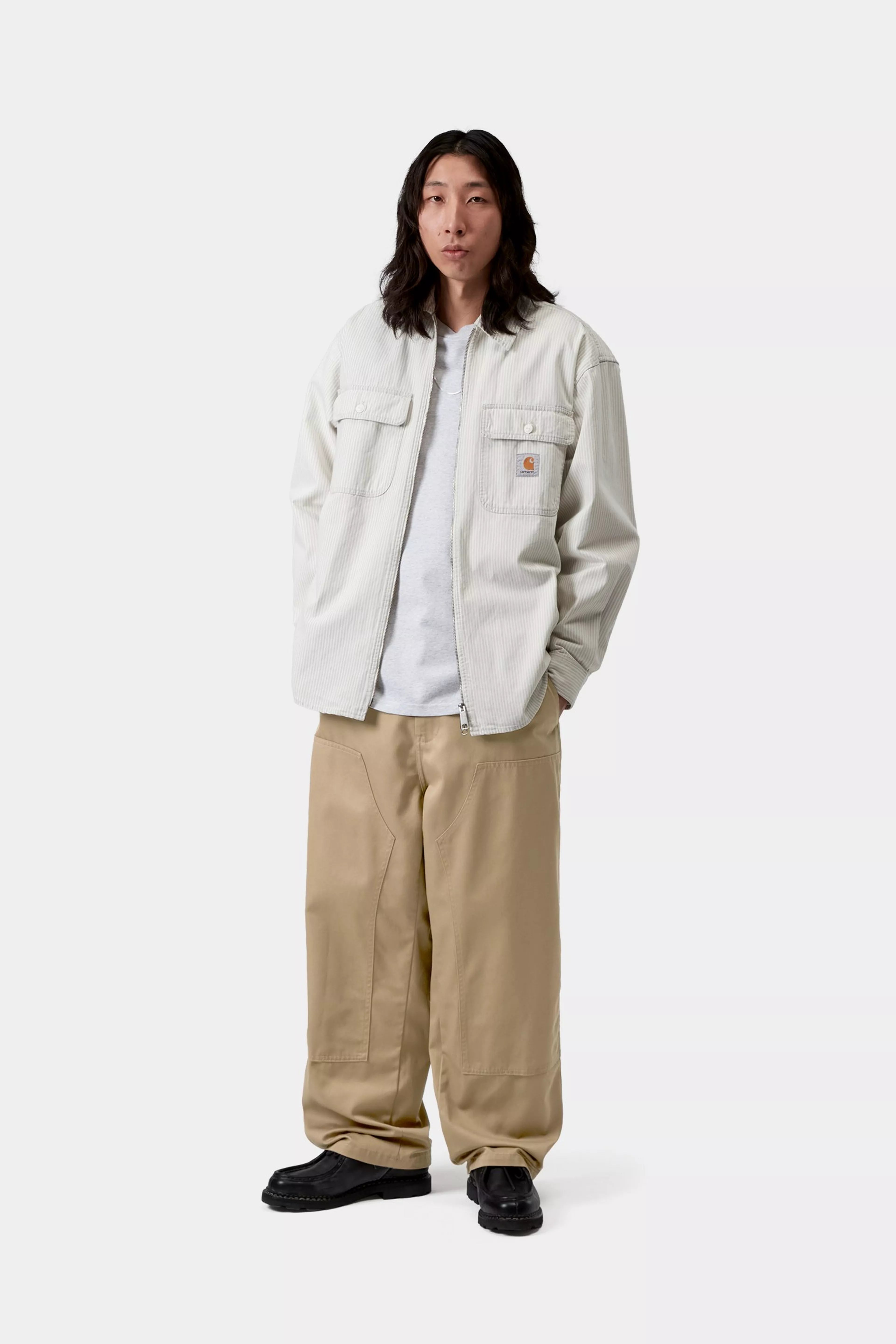 Brady Double Knee Chino Pant - Leather (rinsed) 5