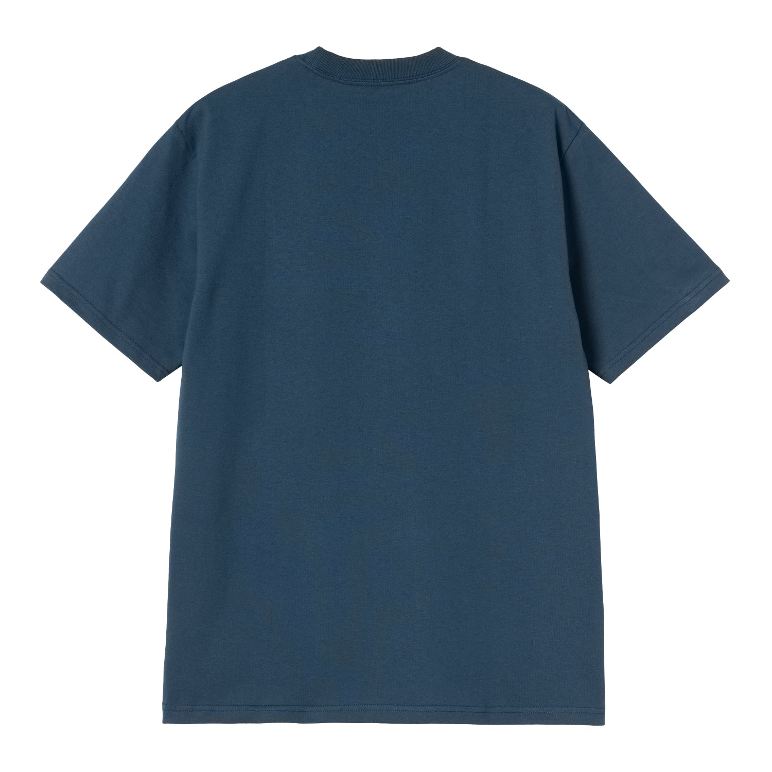 S/S University Script T-Shirt - Blue River / White 5