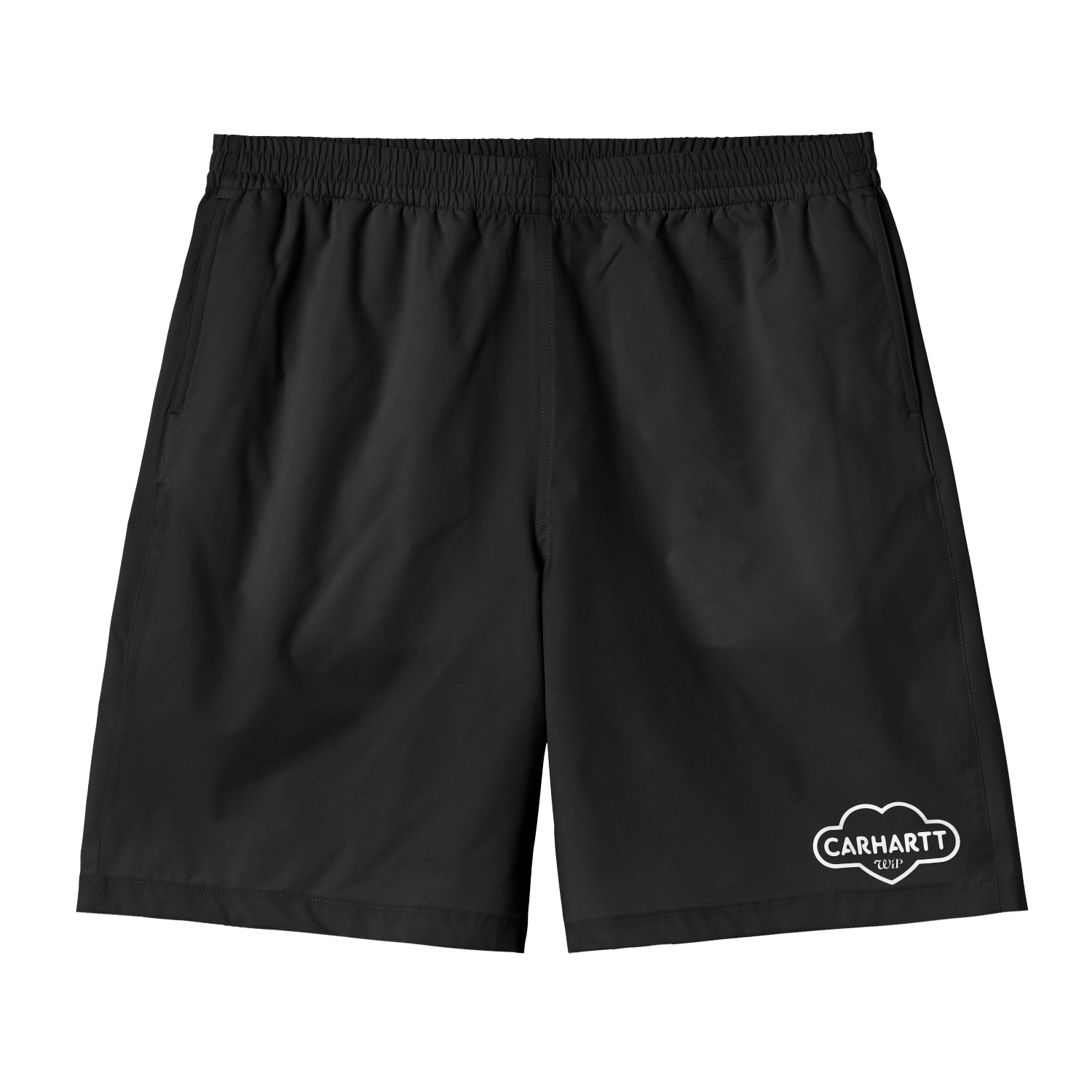 Cloud Heart Swim Trunks - Black