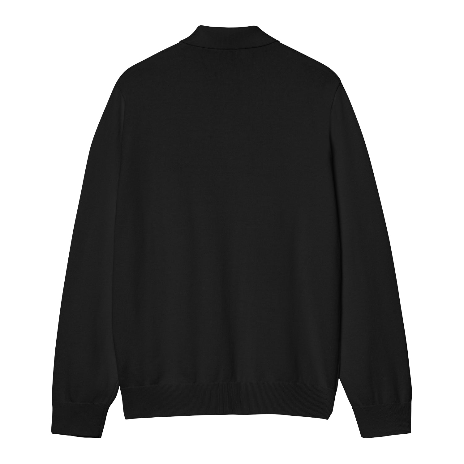 L/S Madison Polo - Black / White