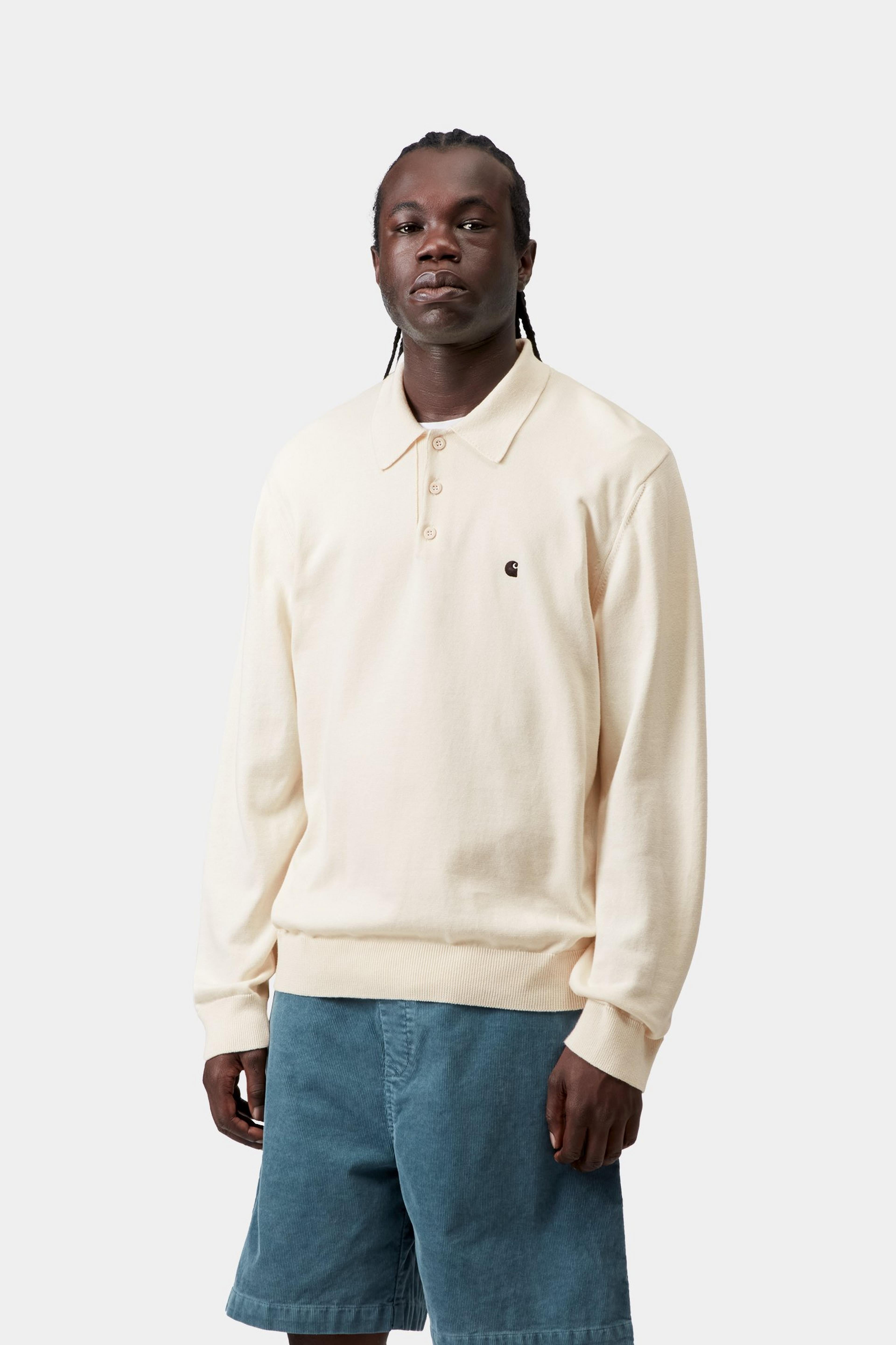 L/S Madison Polo - Cinnerus / Black