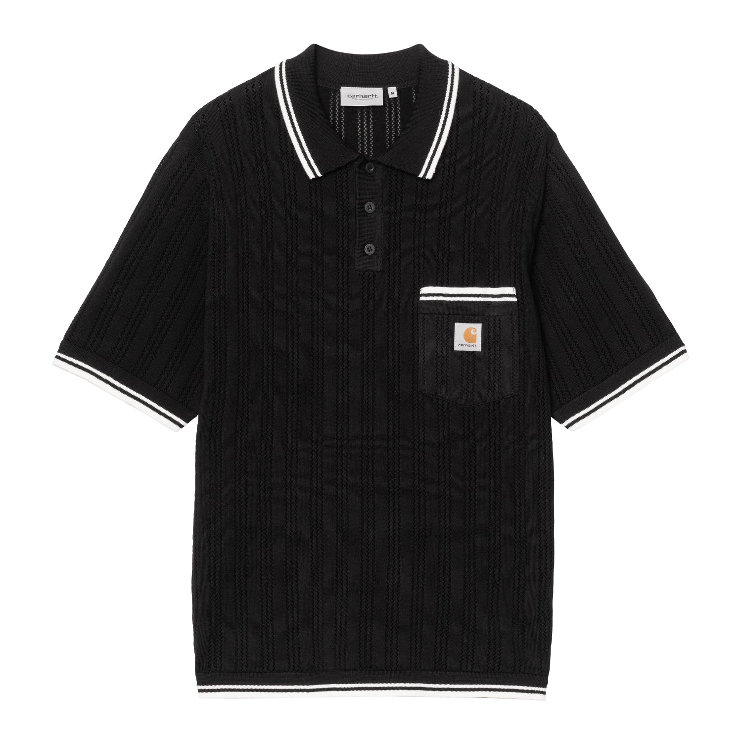S/S Ramsey Polo - Black / Wax