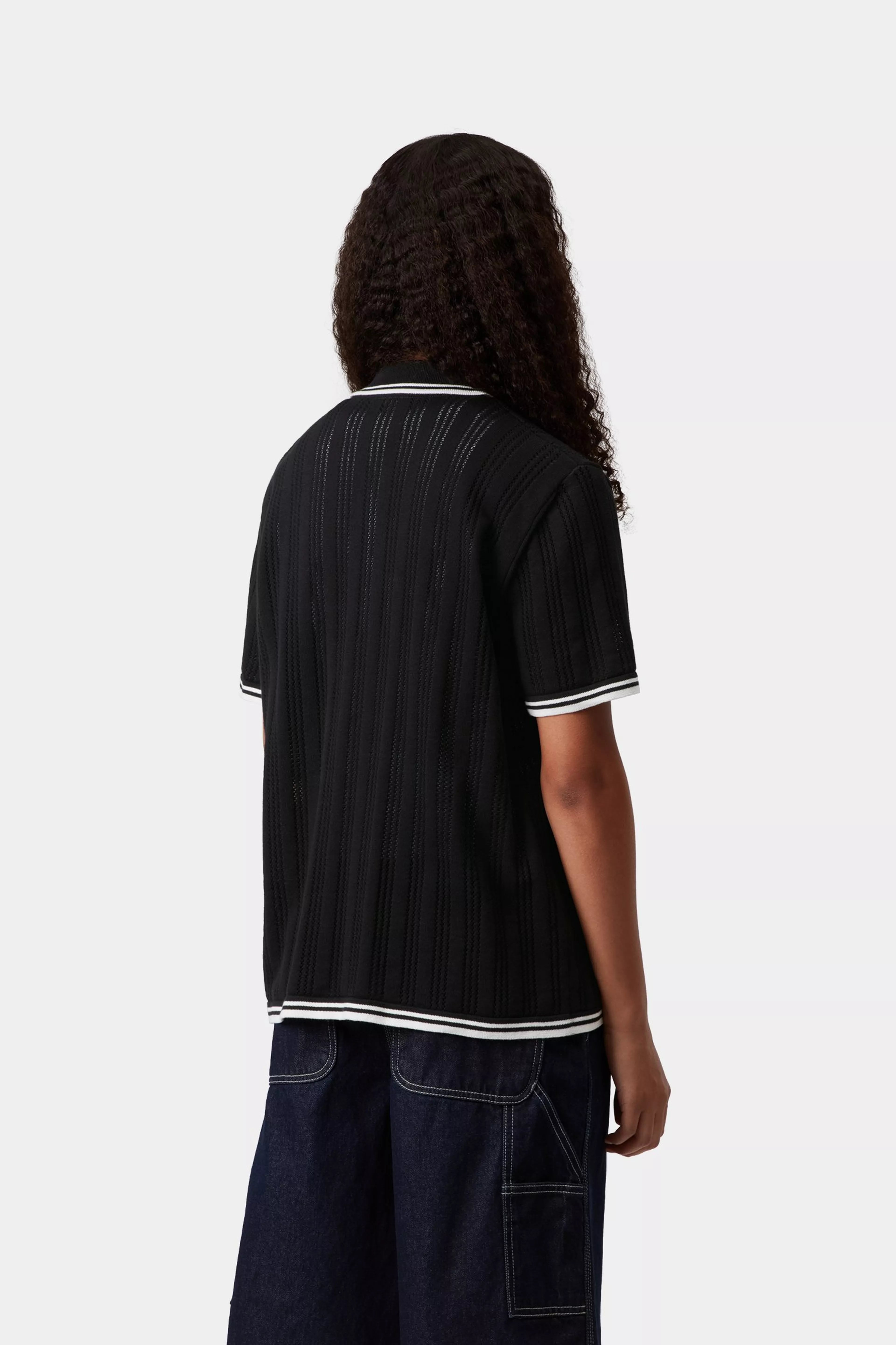 W' S/S Ramsey Knit Shirt - Black 3