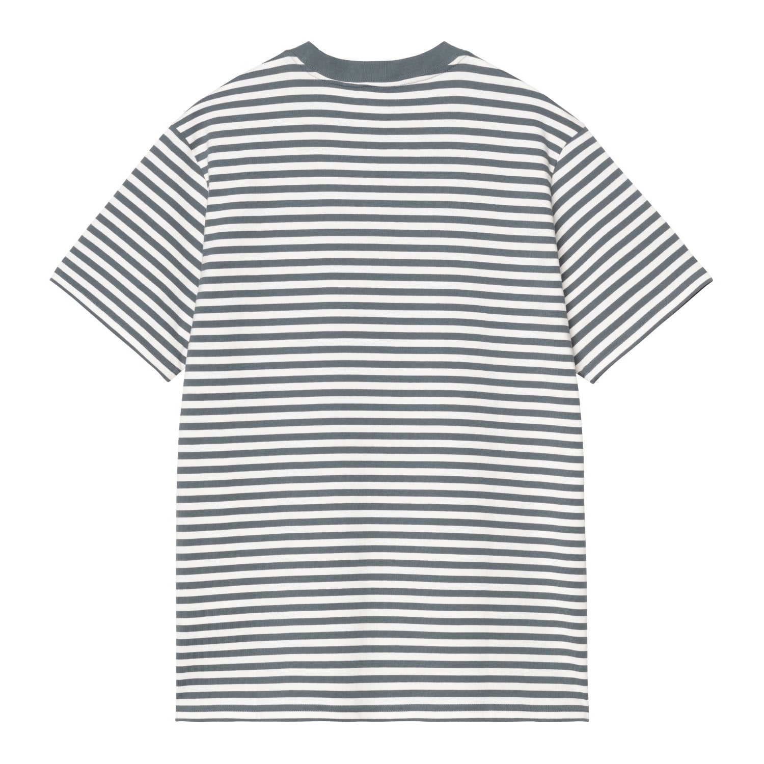 S/S Ezra Pocket T-Shirt - Ezra Stripe, Cozy Blue / Wax