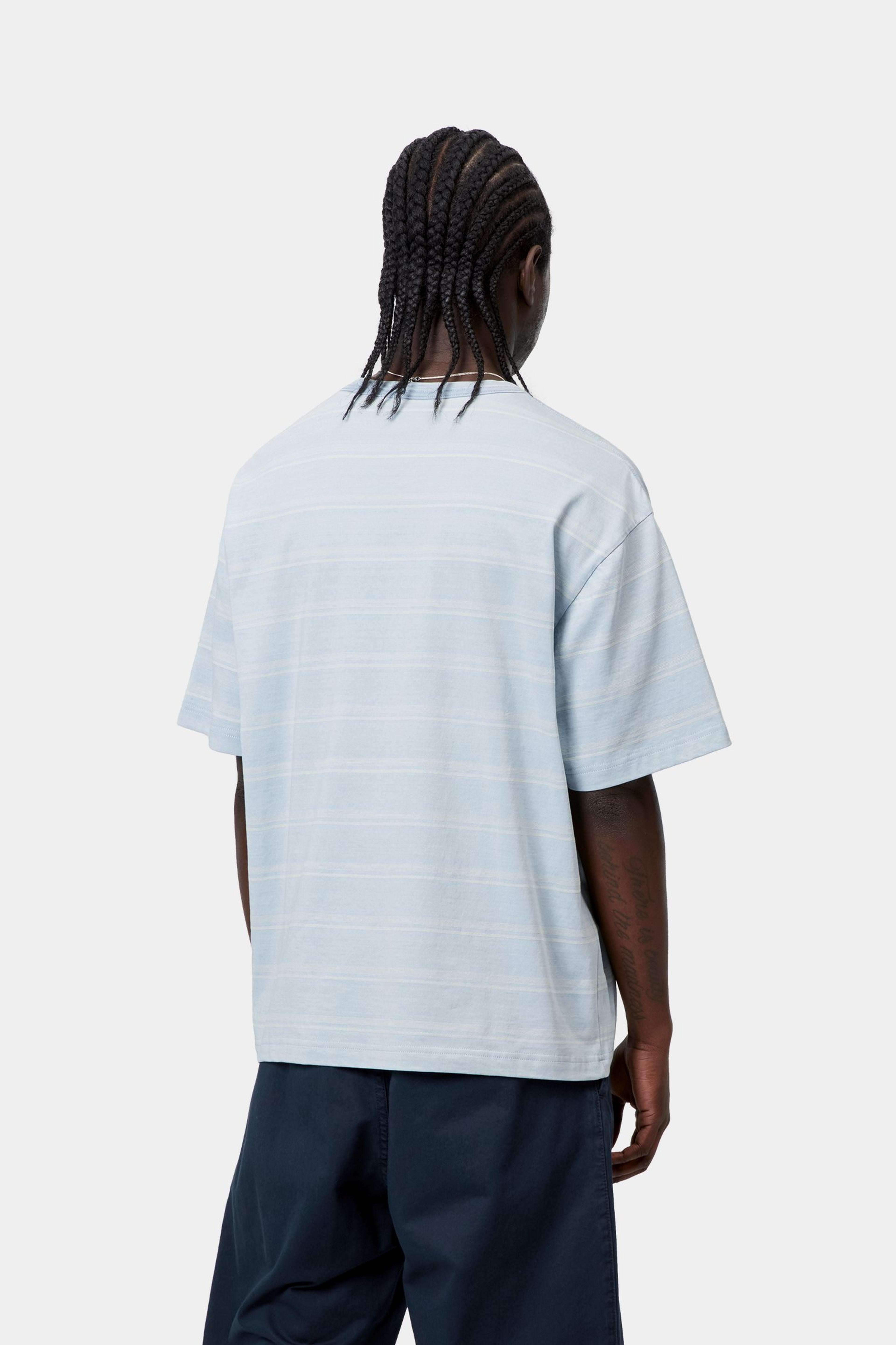 S/S Matti T-Shirt - Matti Stripe, Icaria / Sphene