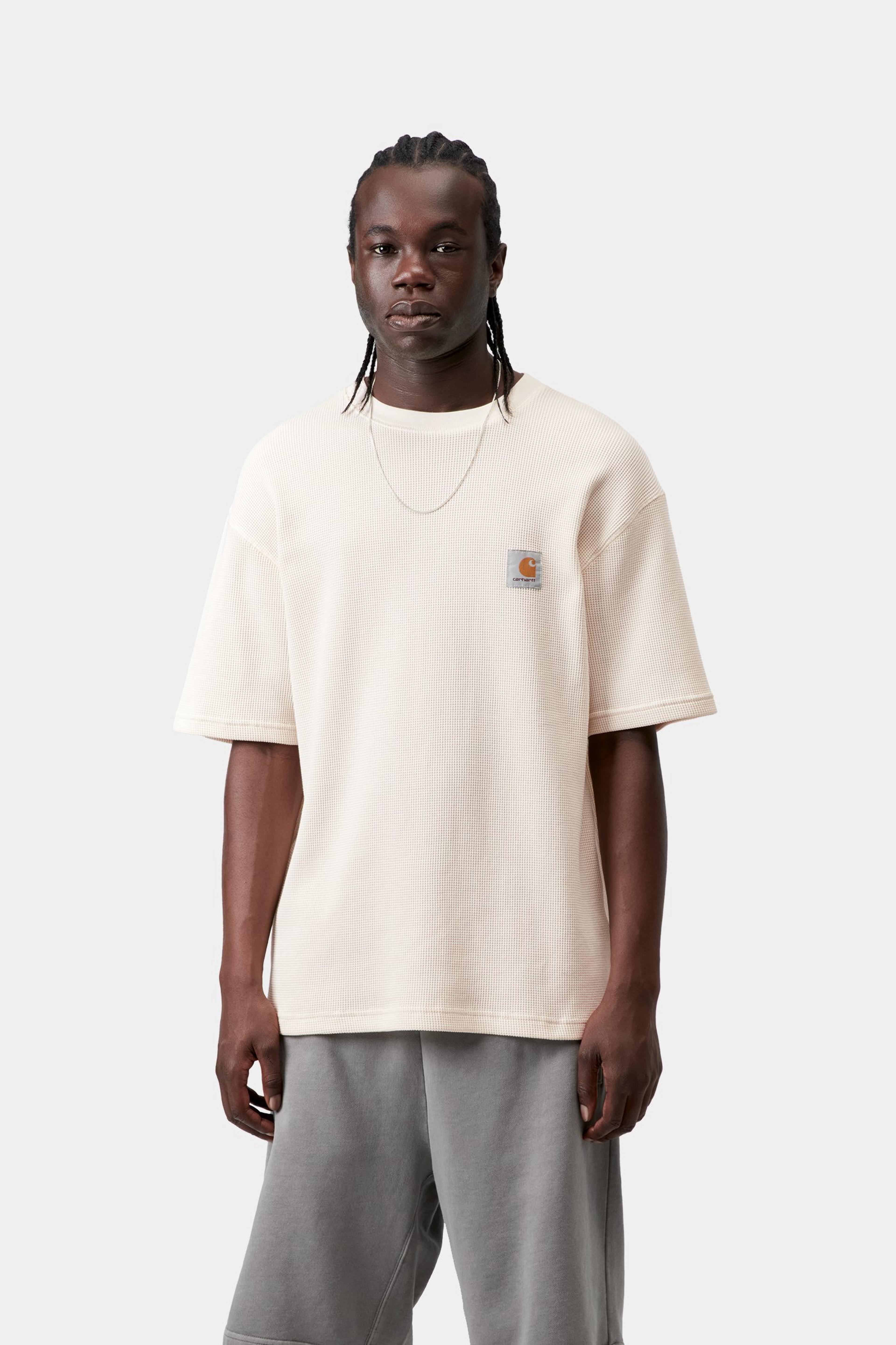 ショートスリーブネルソンワッフルTシャツ