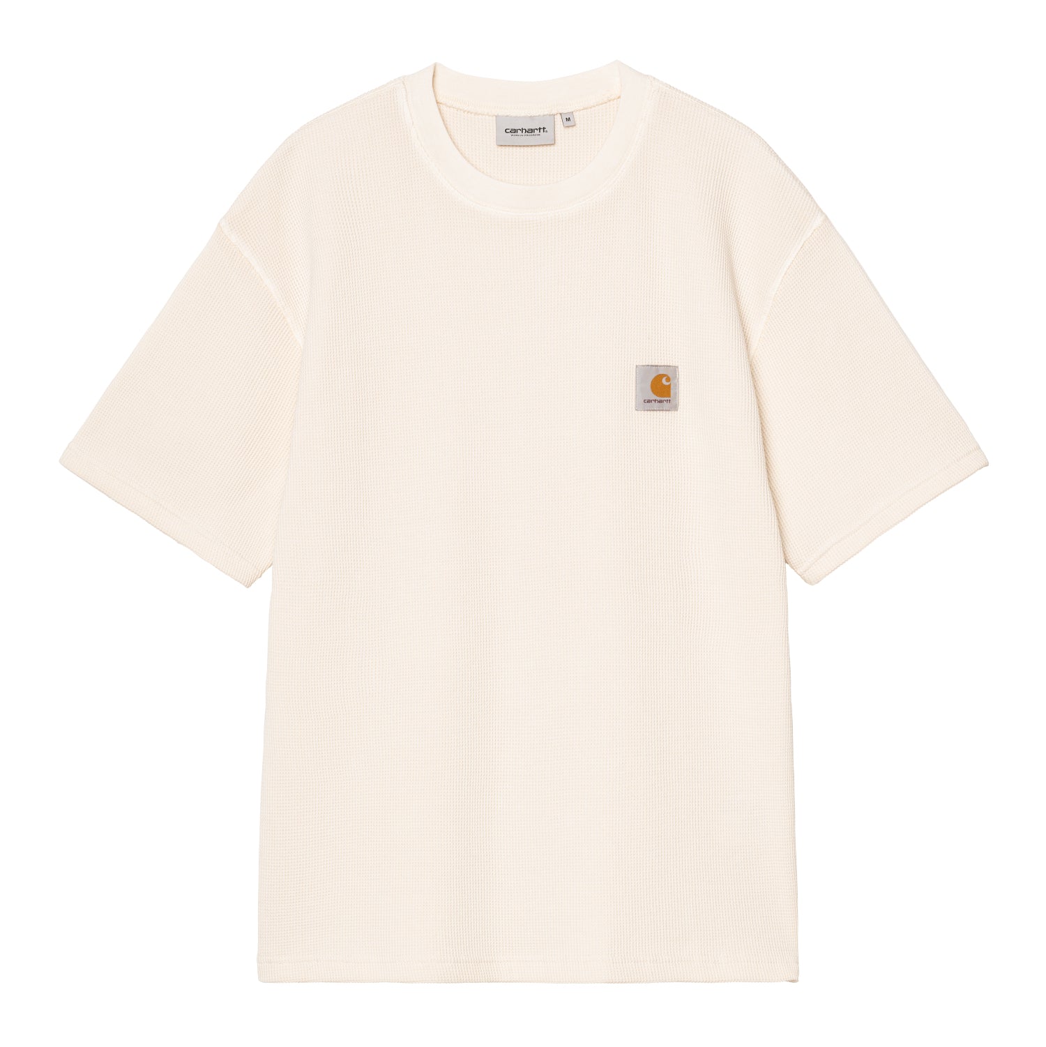 S/S Nelson Waffle T-Shirt - Natural (garment dyed)