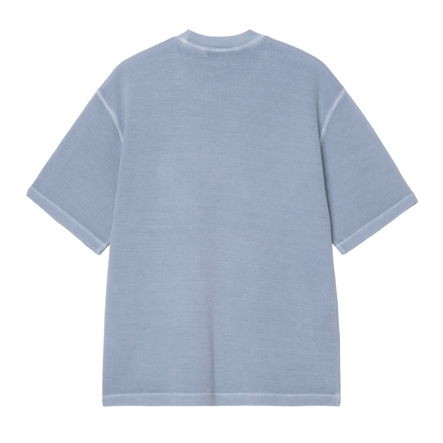 S/S Nelson Waffle T-Shirt - Gentle Blue (garment dyed)