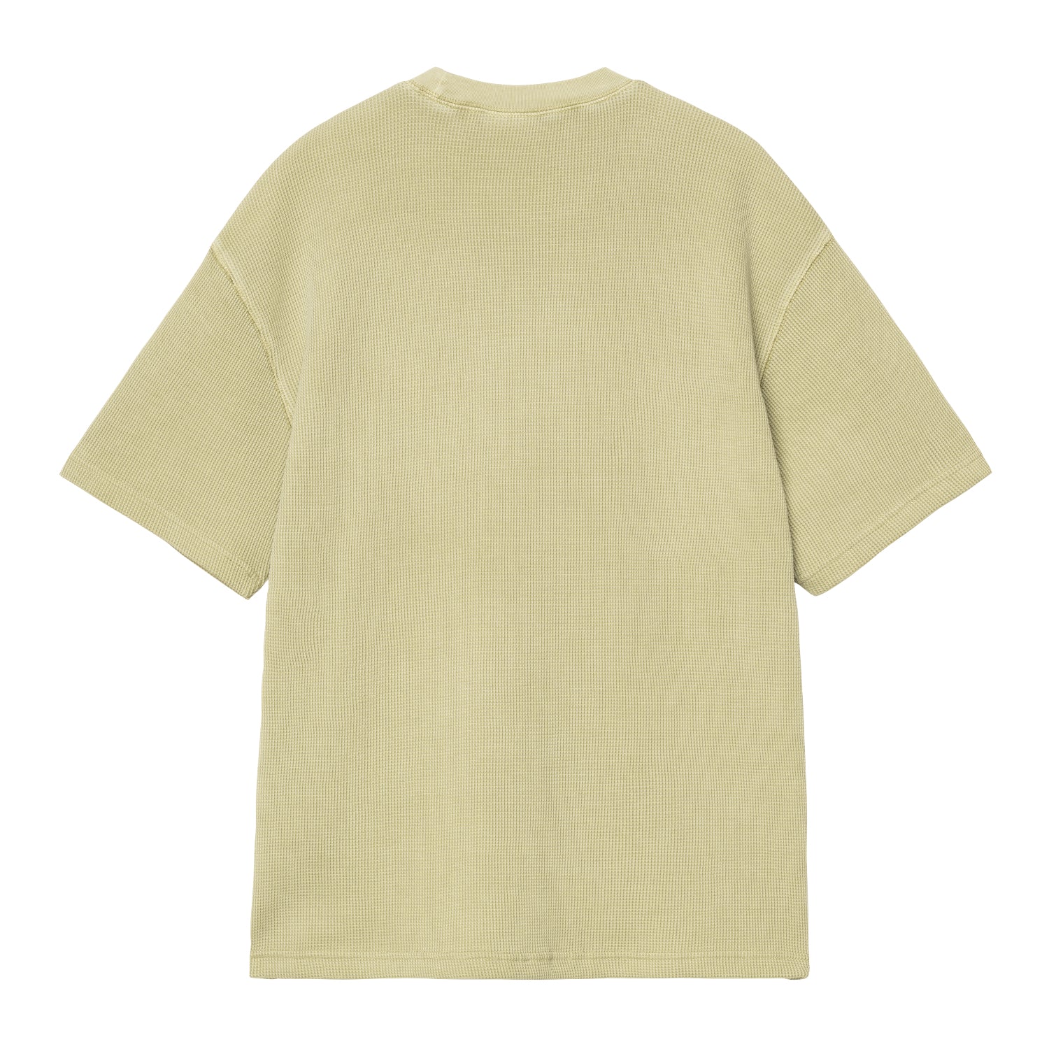 S/S Nelson Waffle T-Shirt - Gentle Green (garment dyed) 5