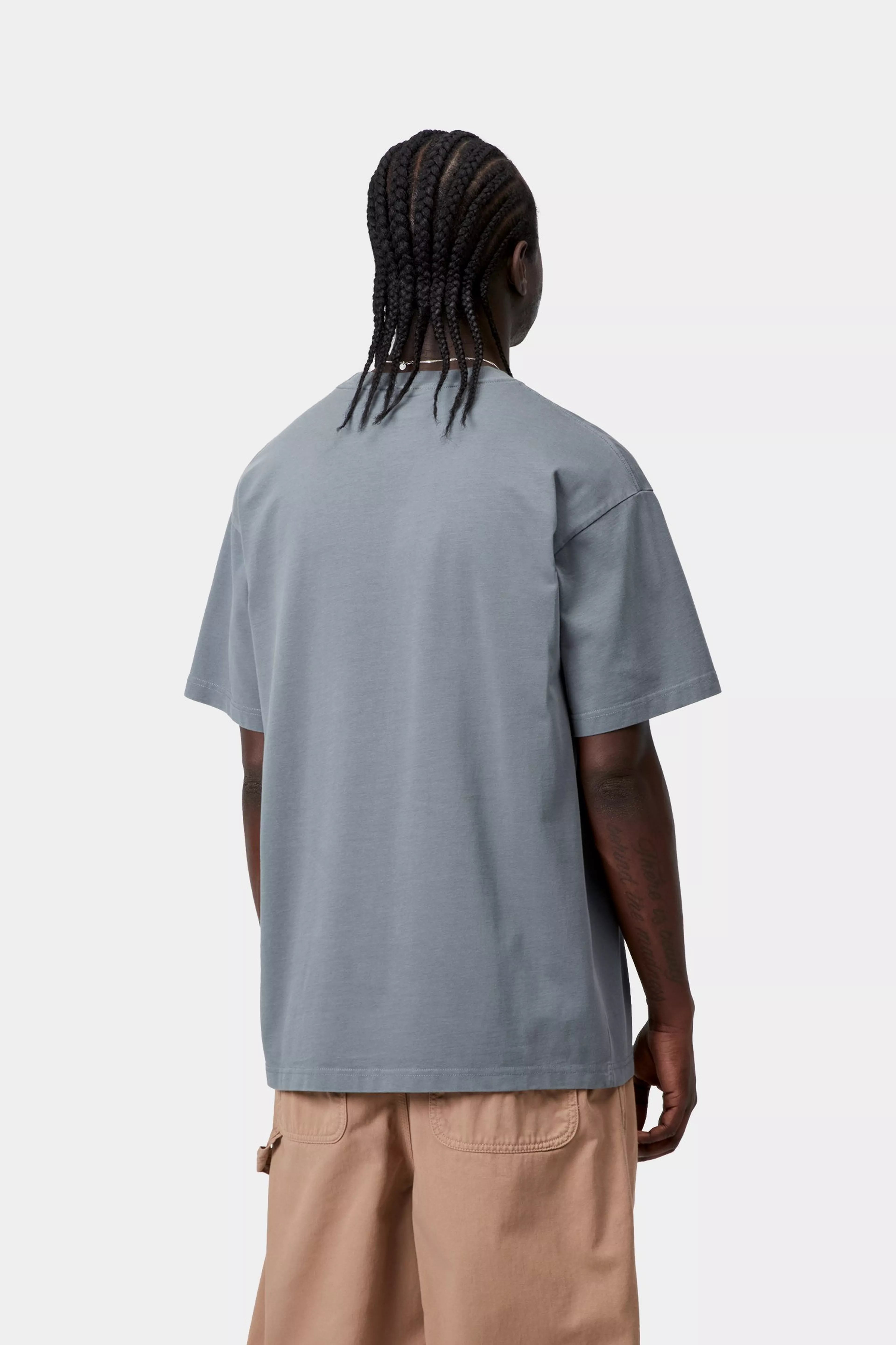 S/S Wip Iii T-Shirt - Cozy Blue (heavy stone wash) 3