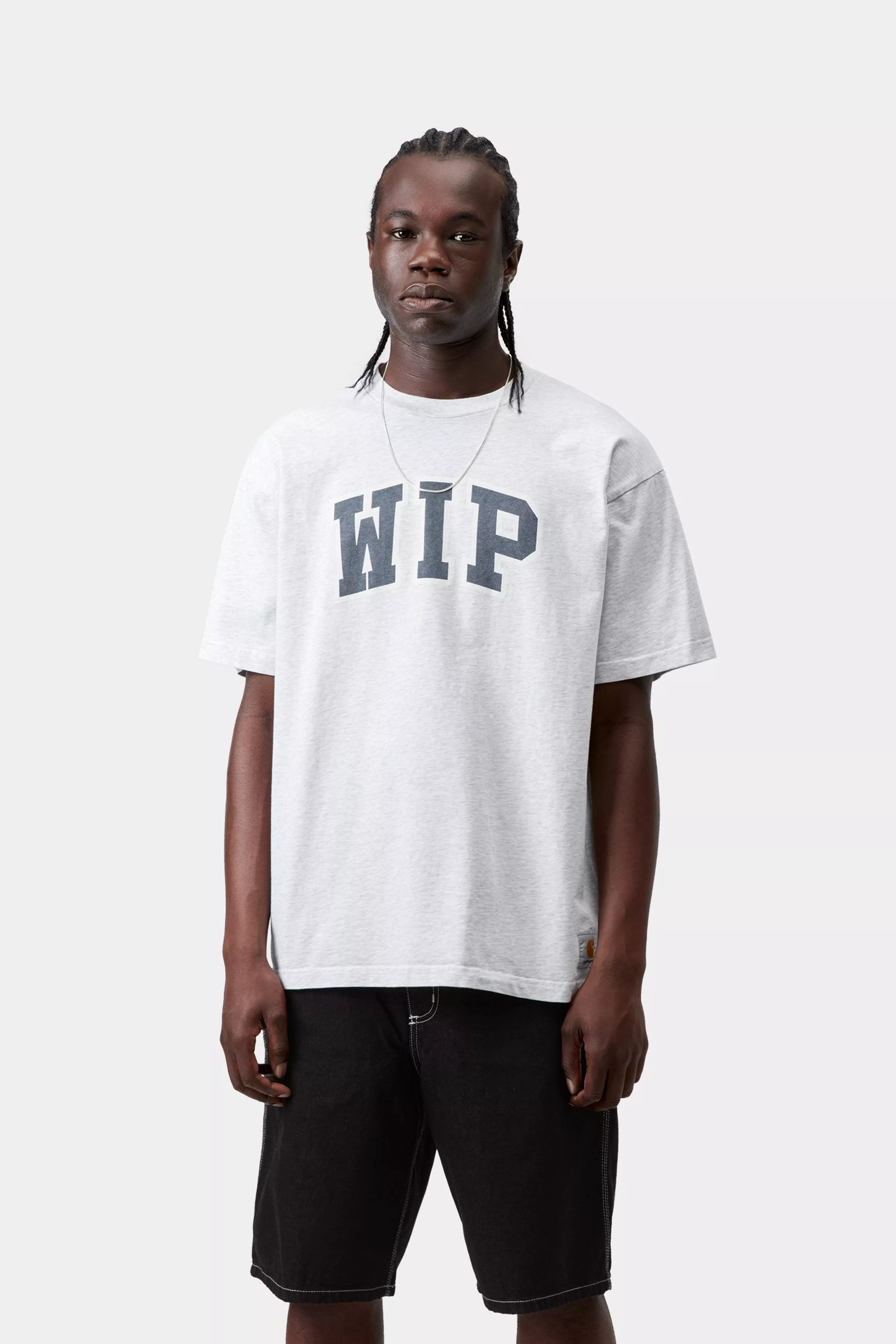 S/S Wip Iii T-Shirt - Ash Heather (heavy stone wash) 2