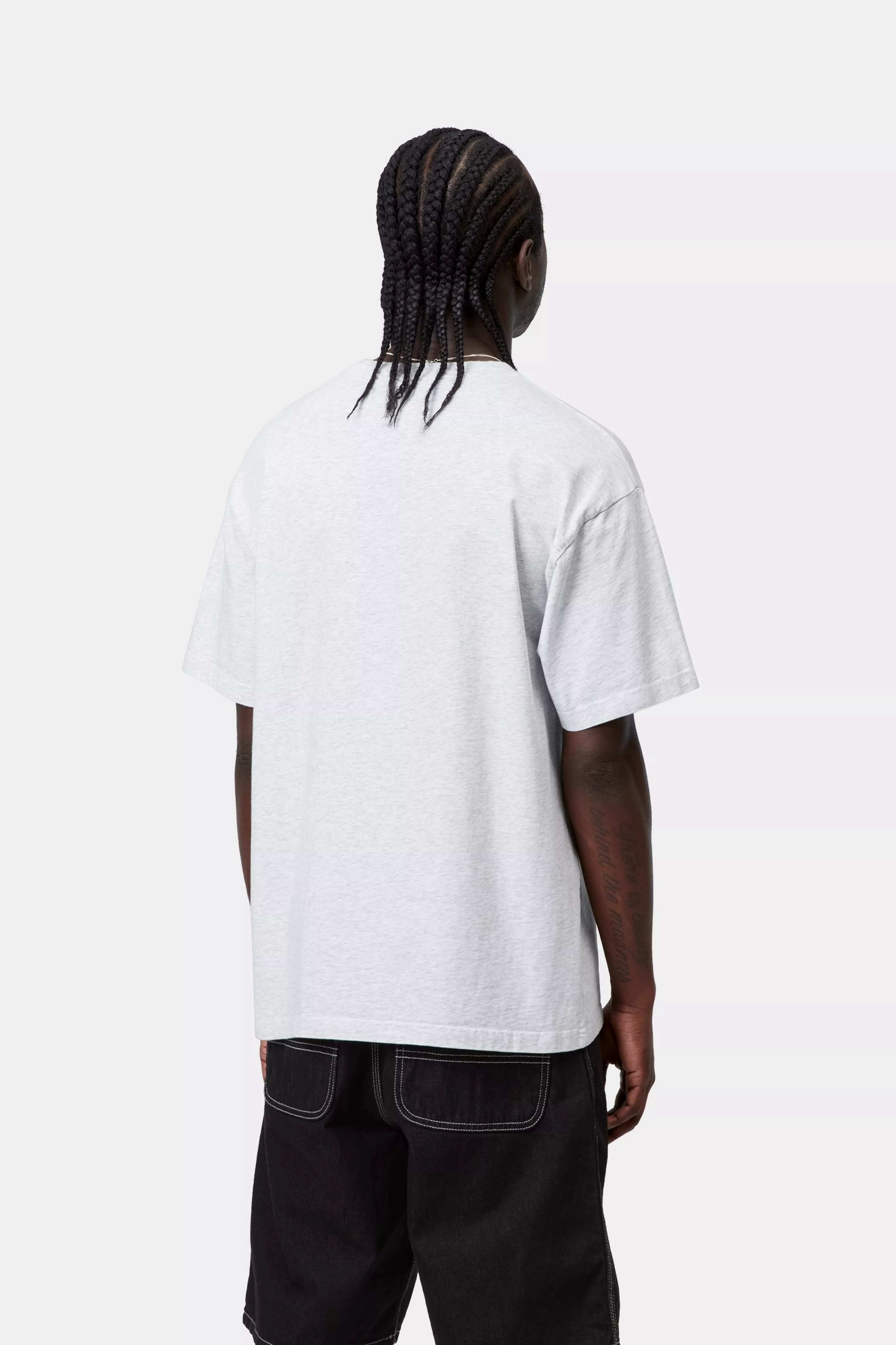 S/S Wip Iii T-Shirt - Ash Heather (heavy stone wash) 3