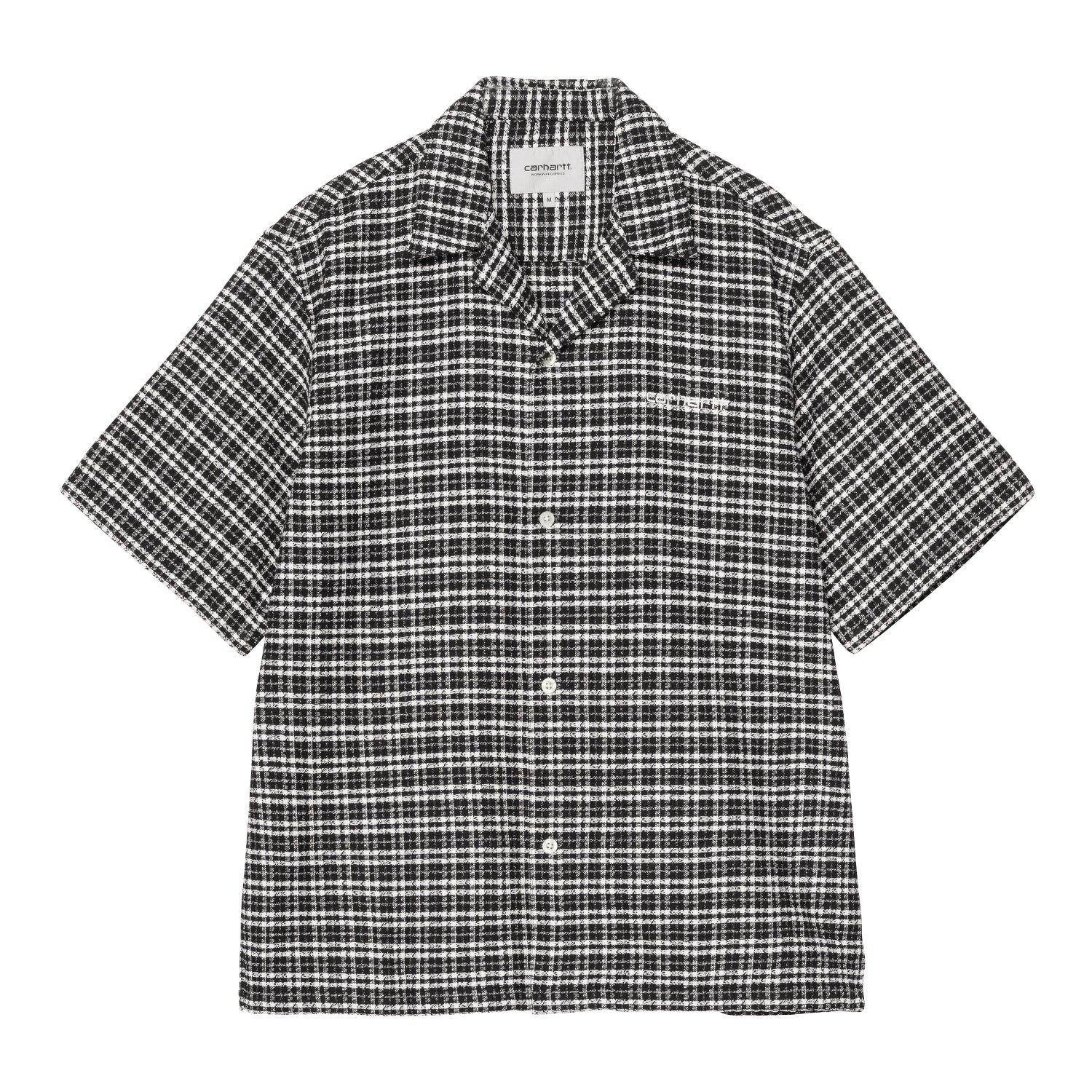 S/S Kander Shirt - Kander Check, Black