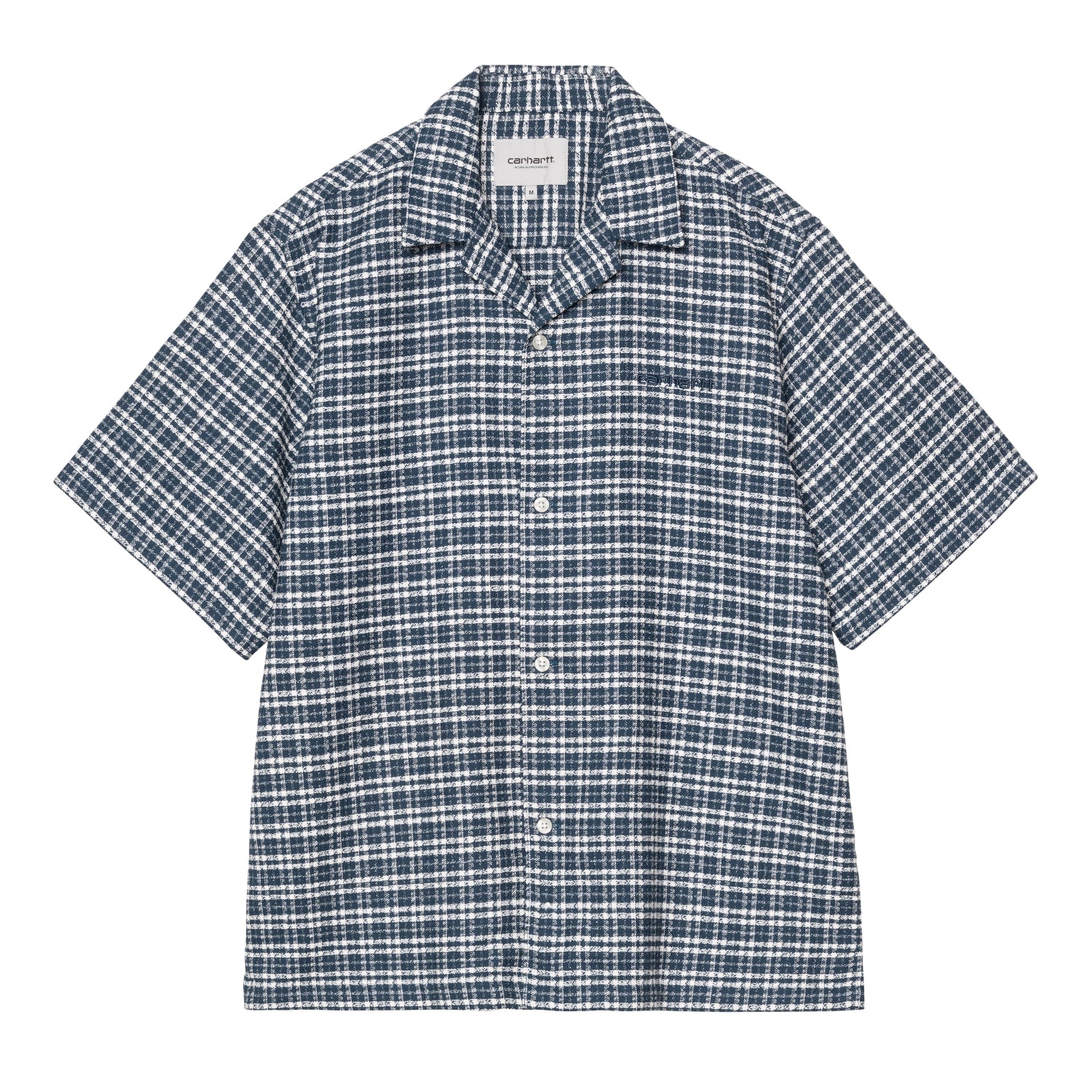 S/S Kander Shirt - Kander Check, Blue River