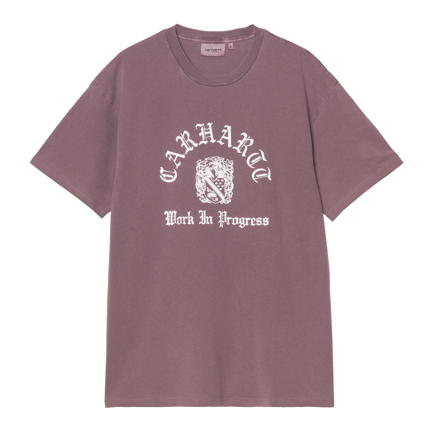 S/S Coat Of Arms T-Shirt - Cozy Purple (garment dyed)