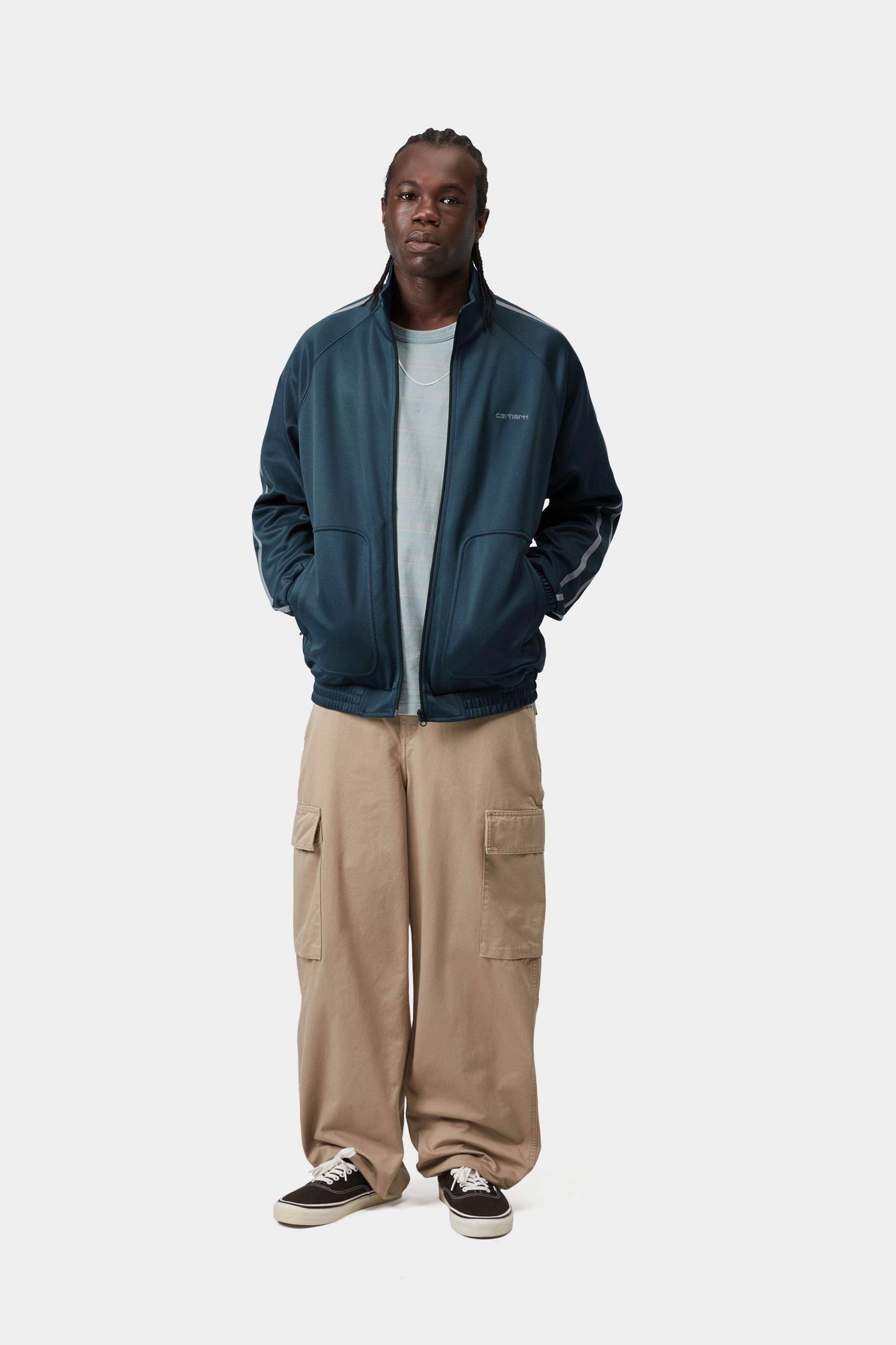 Bolar Sweat Jacket - Blue River / Mirror